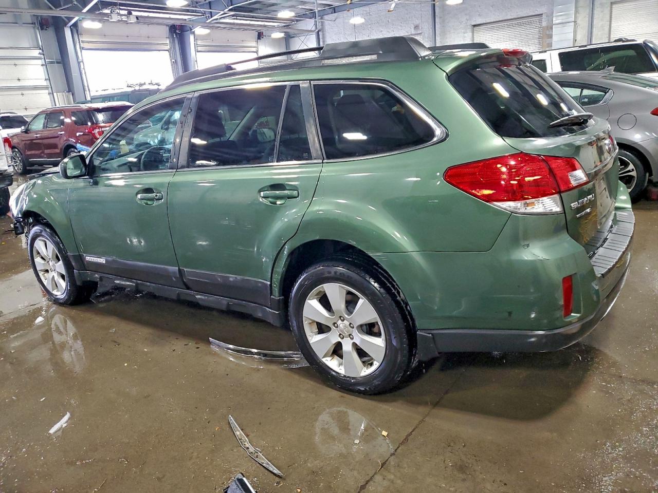 2010 Subaru Outback 2.5i Limited Green vin: 4S4BRBKC1A3386358
