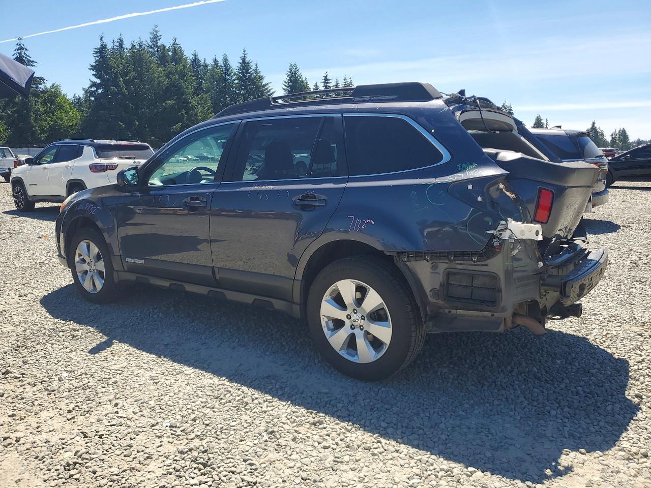 2011 Subaru Outback 2.5i Limited Gray vin: 4S4BRBKC1B3424494