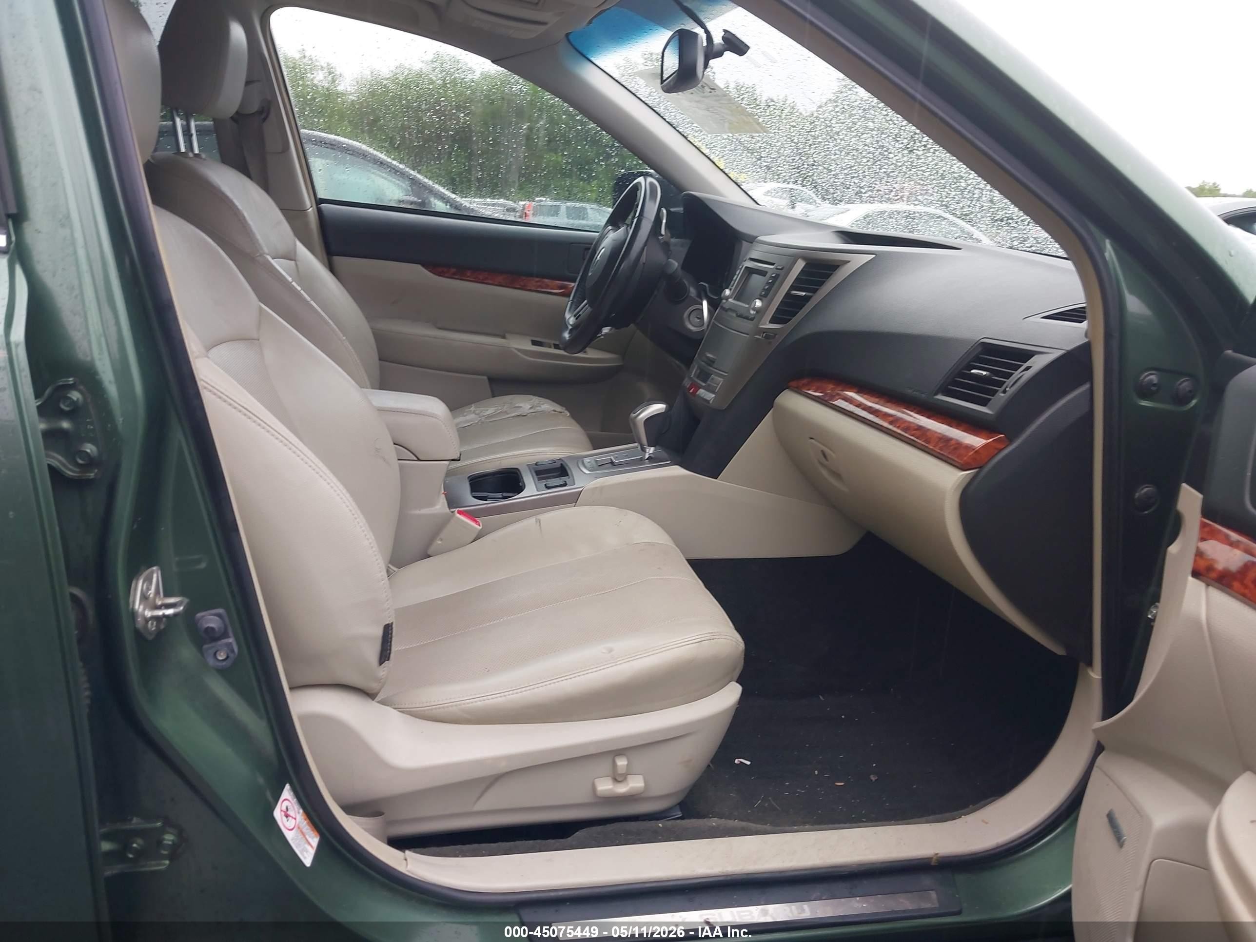 2012 Subaru Outback 2.5i Limited Green vin: 4S4BRBKC1C3231831