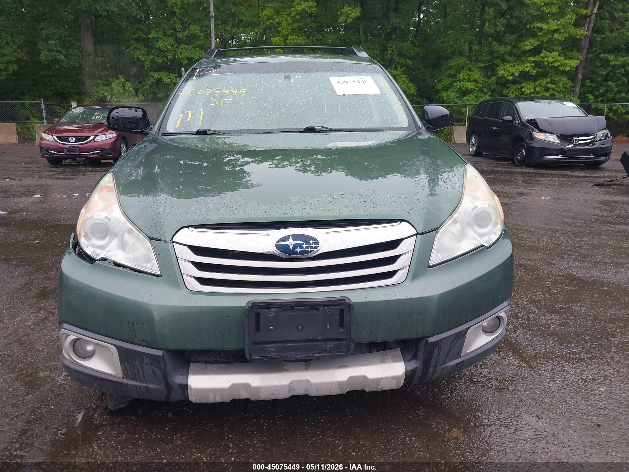 2012 Subaru Outback 2.5i Limited Green vin: 4S4BRBKC1C3231831