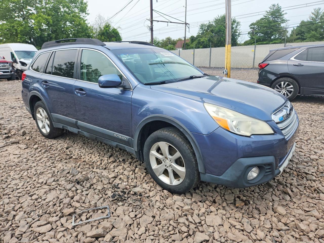 2013 Subaru Outback 2.5i Limited Blue vin: 4S4BRBKC1D3230308