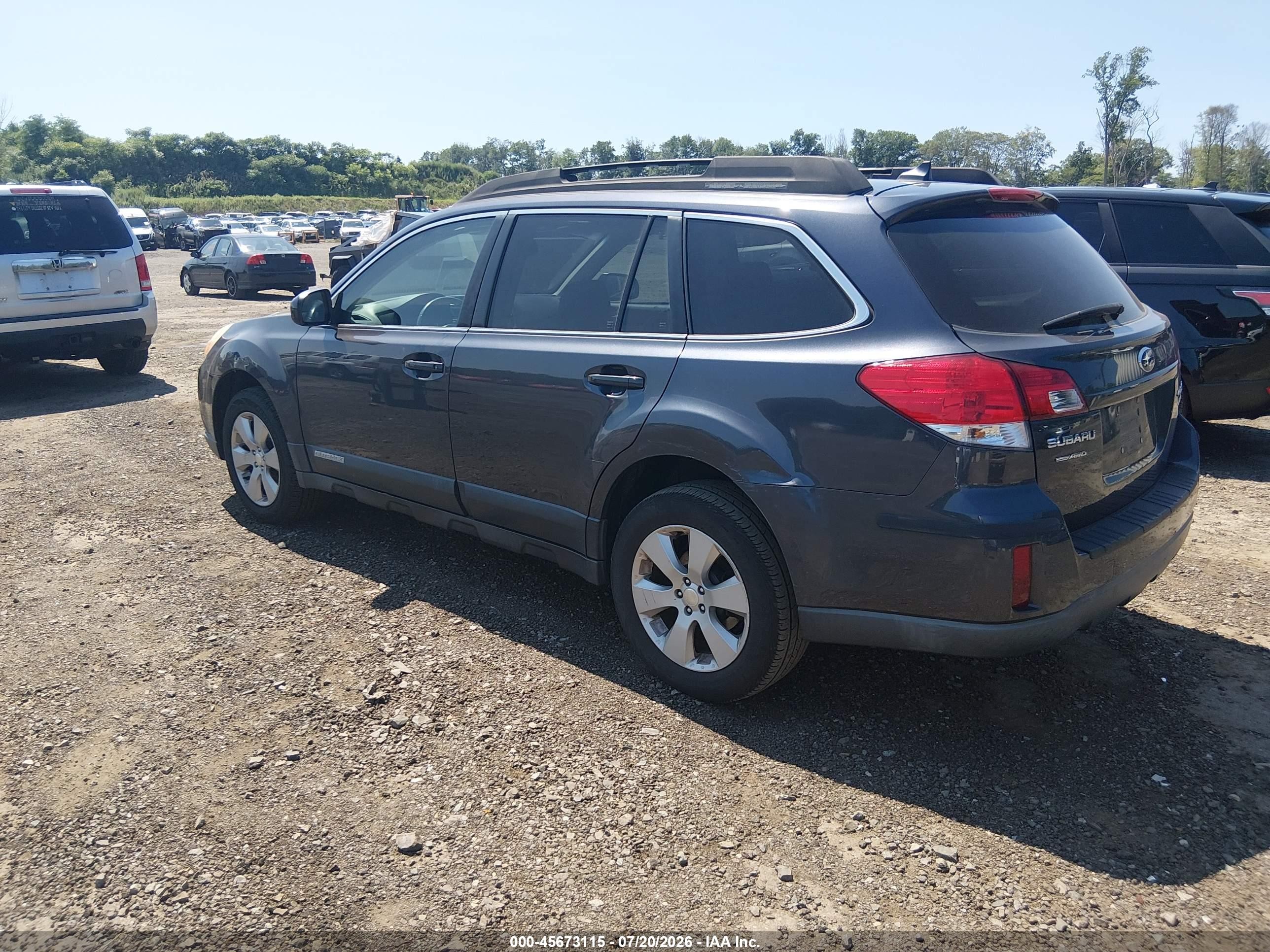 2011 Subaru Outback 2.5i Limited Gray vin: 4S4BRBKC2B3326946