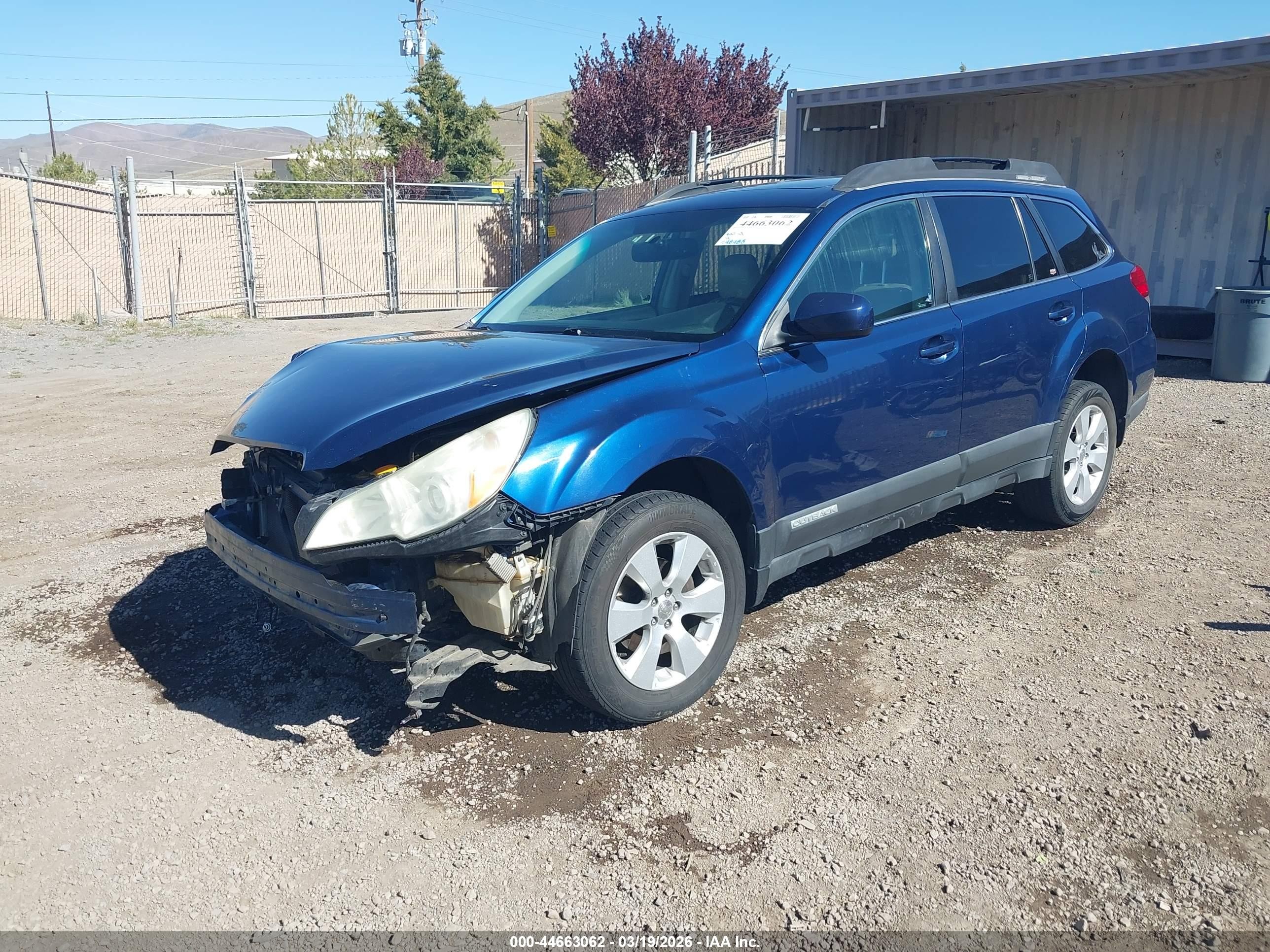 2011 Subaru Outback 2.5i Limited Dark Blue vin: 4S4BRBKC2B3331709
