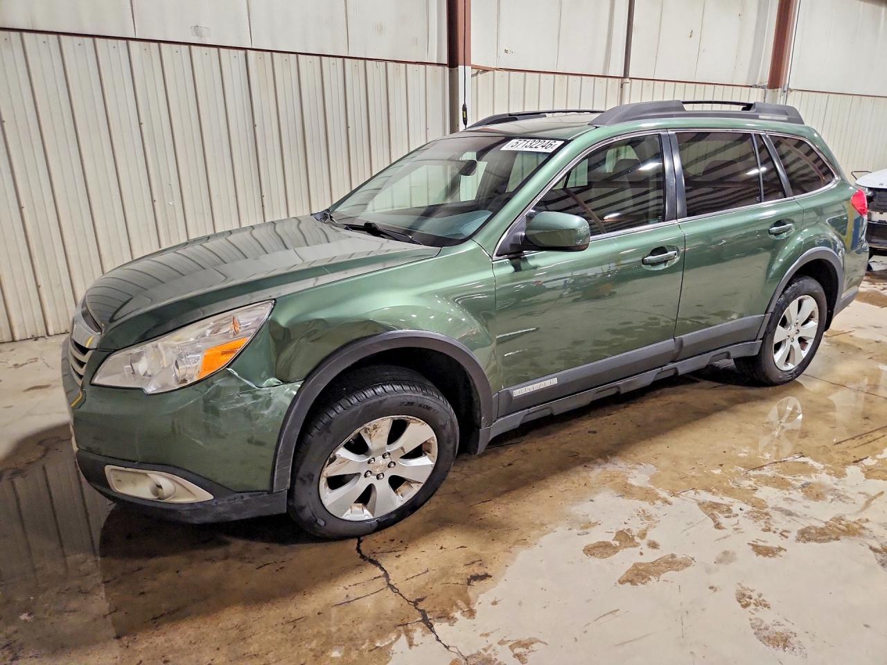 2011 Subaru Outback 2.5i Limited Green vin: 4S4BRBKC2B3357632