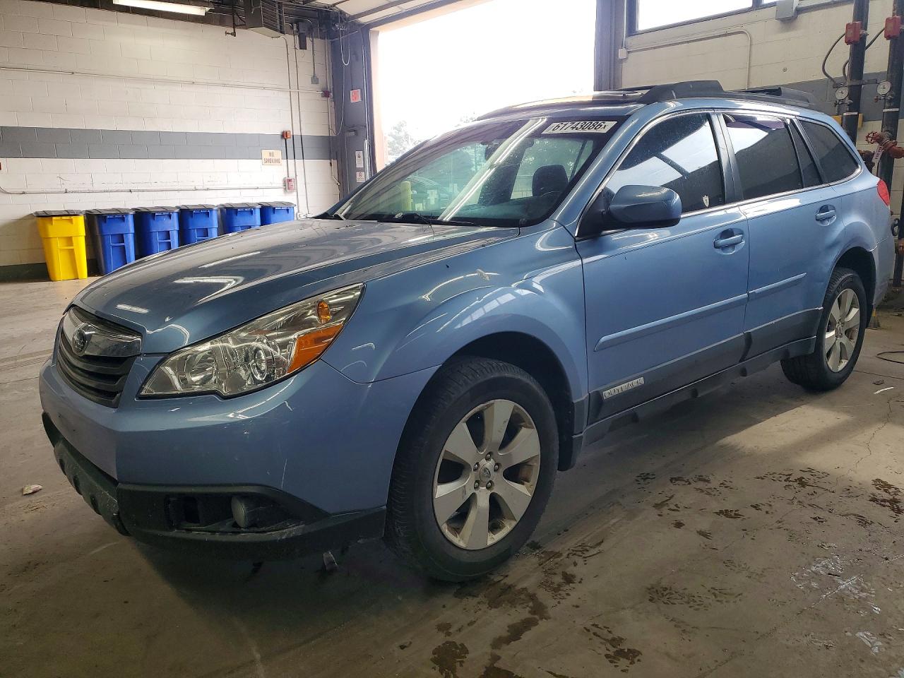 2012 Subaru Outback 2.5i Limited Blue vin: 4S4BRBKC2C3231174