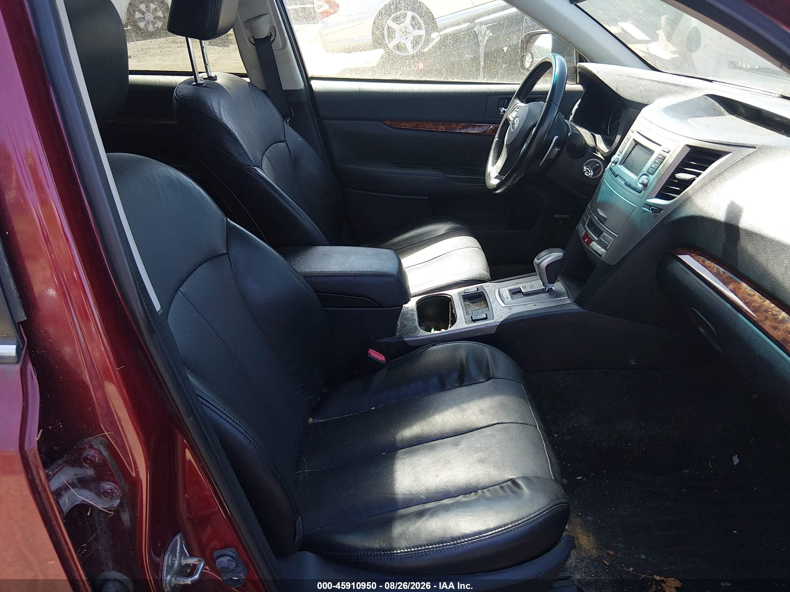 2012 Subaru Outback 2.5i Limited Red vin: 4S4BRBKC2C3255572