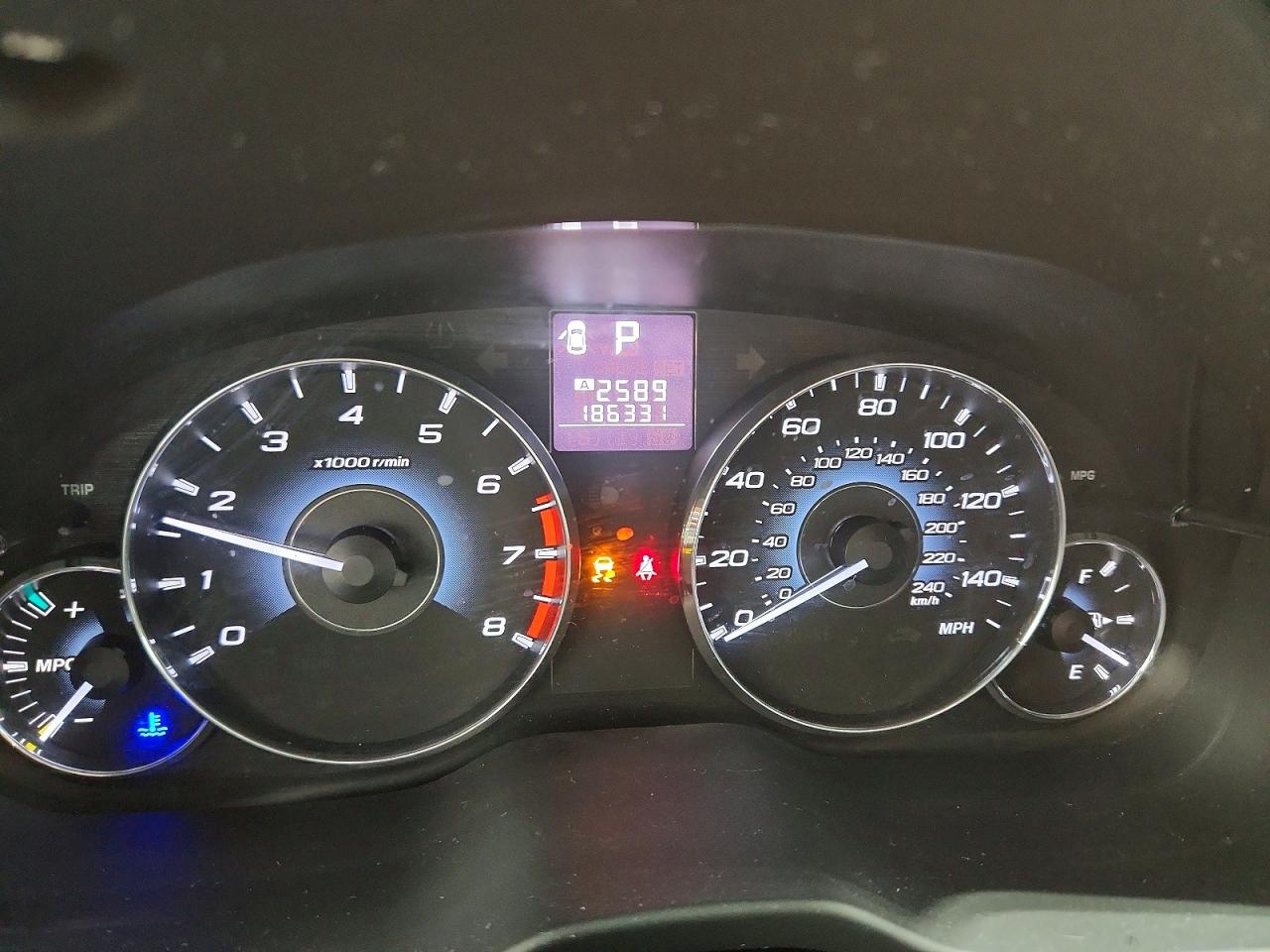 2012 Subaru Outback Красный vin: 4S4BRBKC2C3300428