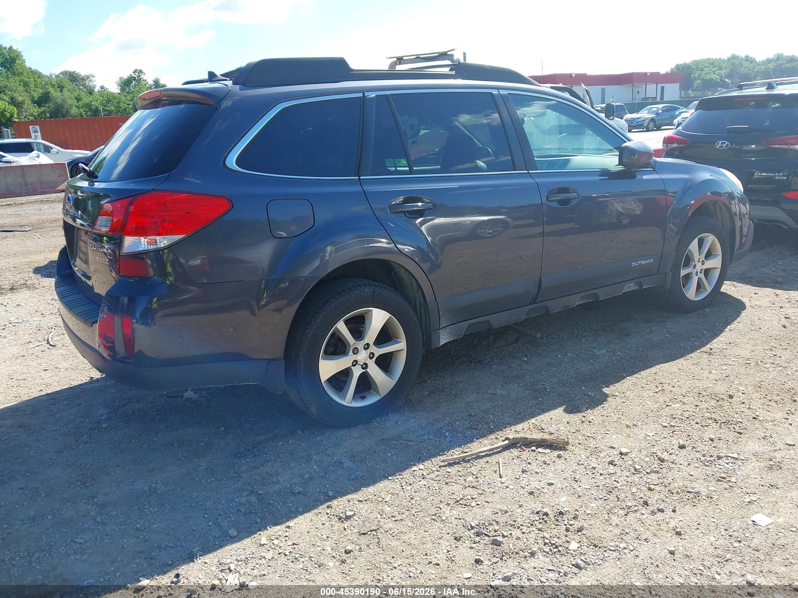 2013 Subaru Outback 2.5i Limited Gray vin: 4S4BRBKC2D3220872