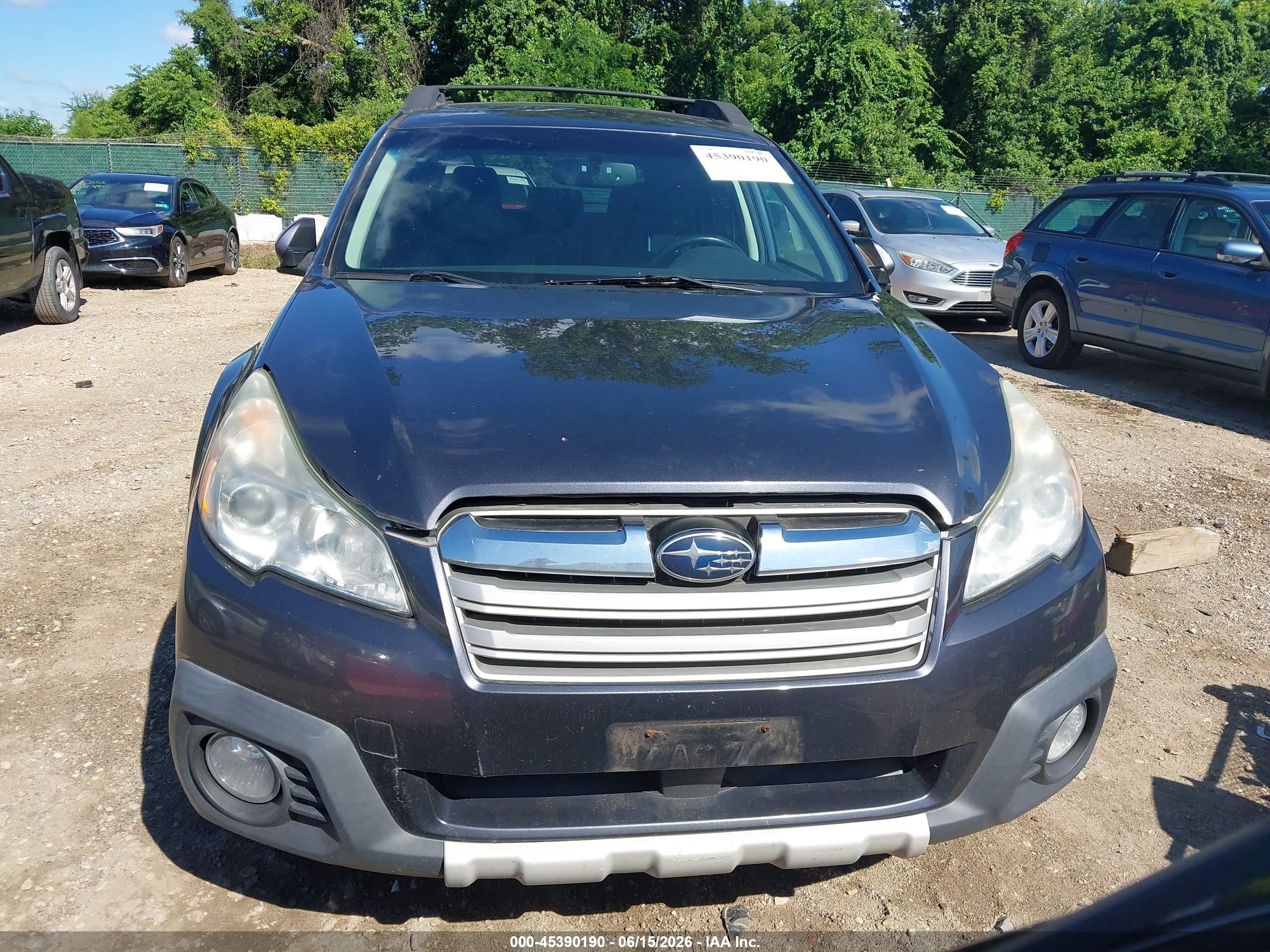2013 Subaru Outback 2.5i Limited Gray vin: 4S4BRBKC2D3220872