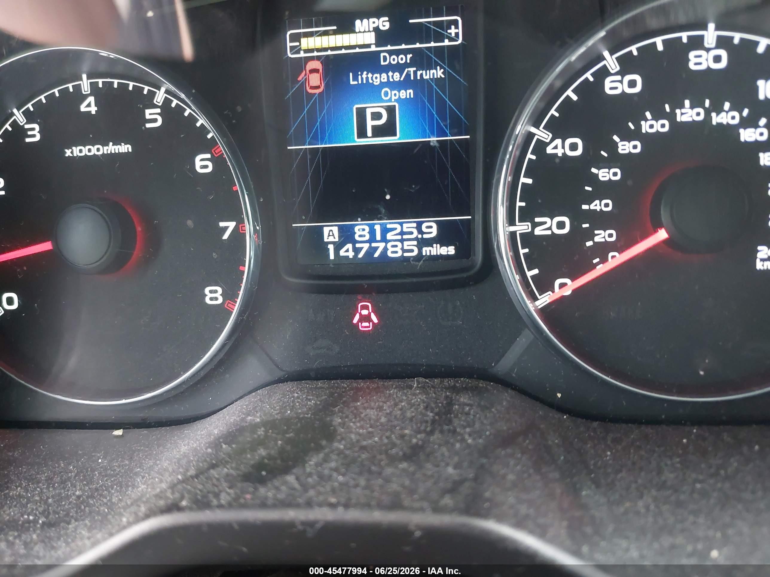 2014 Subaru Outback 2.5i Limited Синий vin: 4S4BRBKC2E3285593