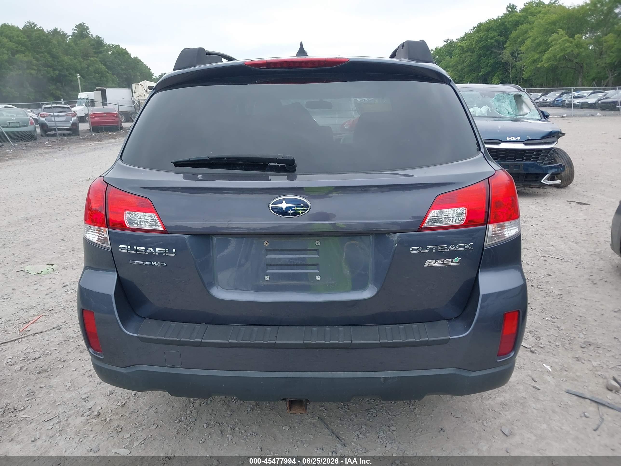 2014 Subaru Outback 2.5i Limited Синий vin: 4S4BRBKC2E3285593