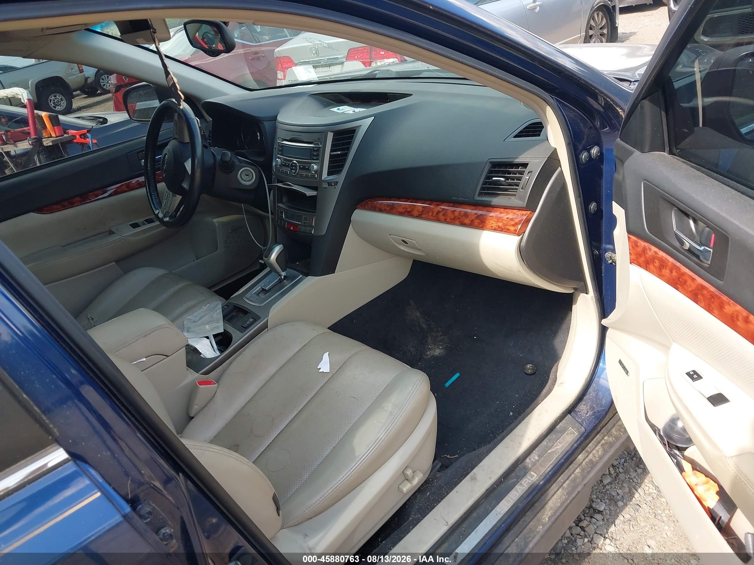 2010 Subaru Outback 2.5i Limited Blue vin: 4S4BRBKC3A3312584