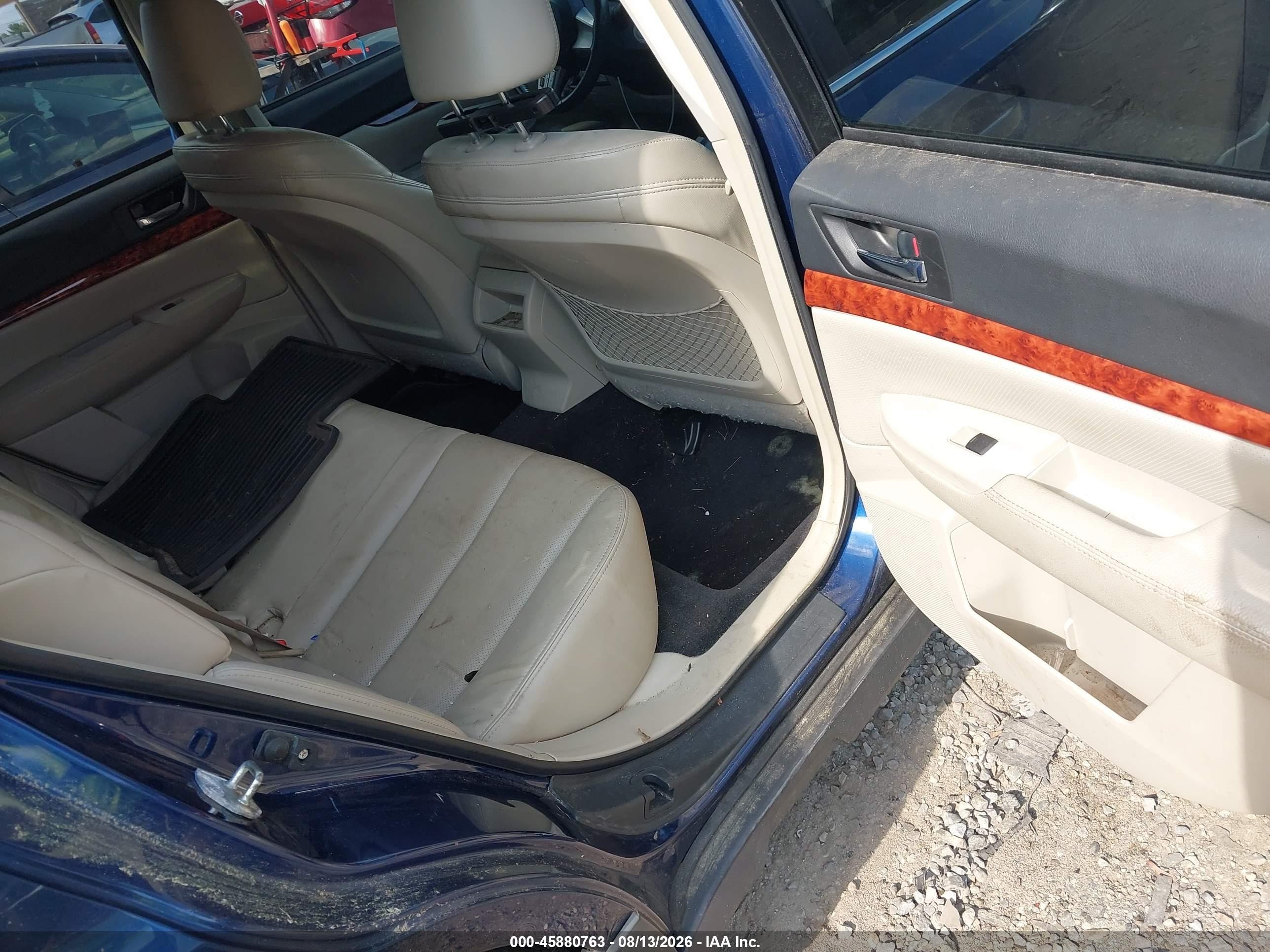 2010 Subaru Outback 2.5i Limited Blue vin: 4S4BRBKC3A3312584