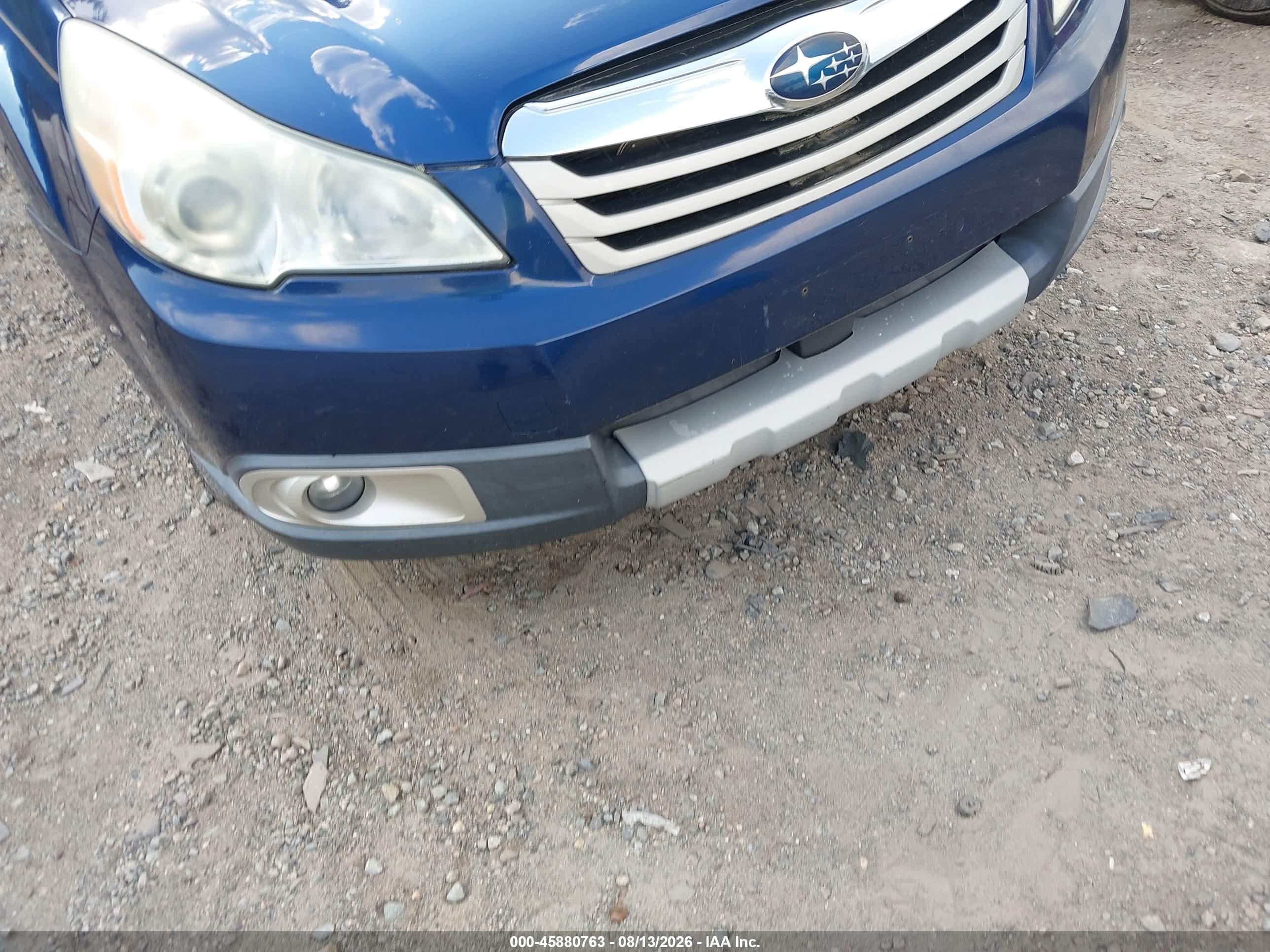 2010 Subaru Outback 2.5i Limited Blue vin: 4S4BRBKC3A3312584