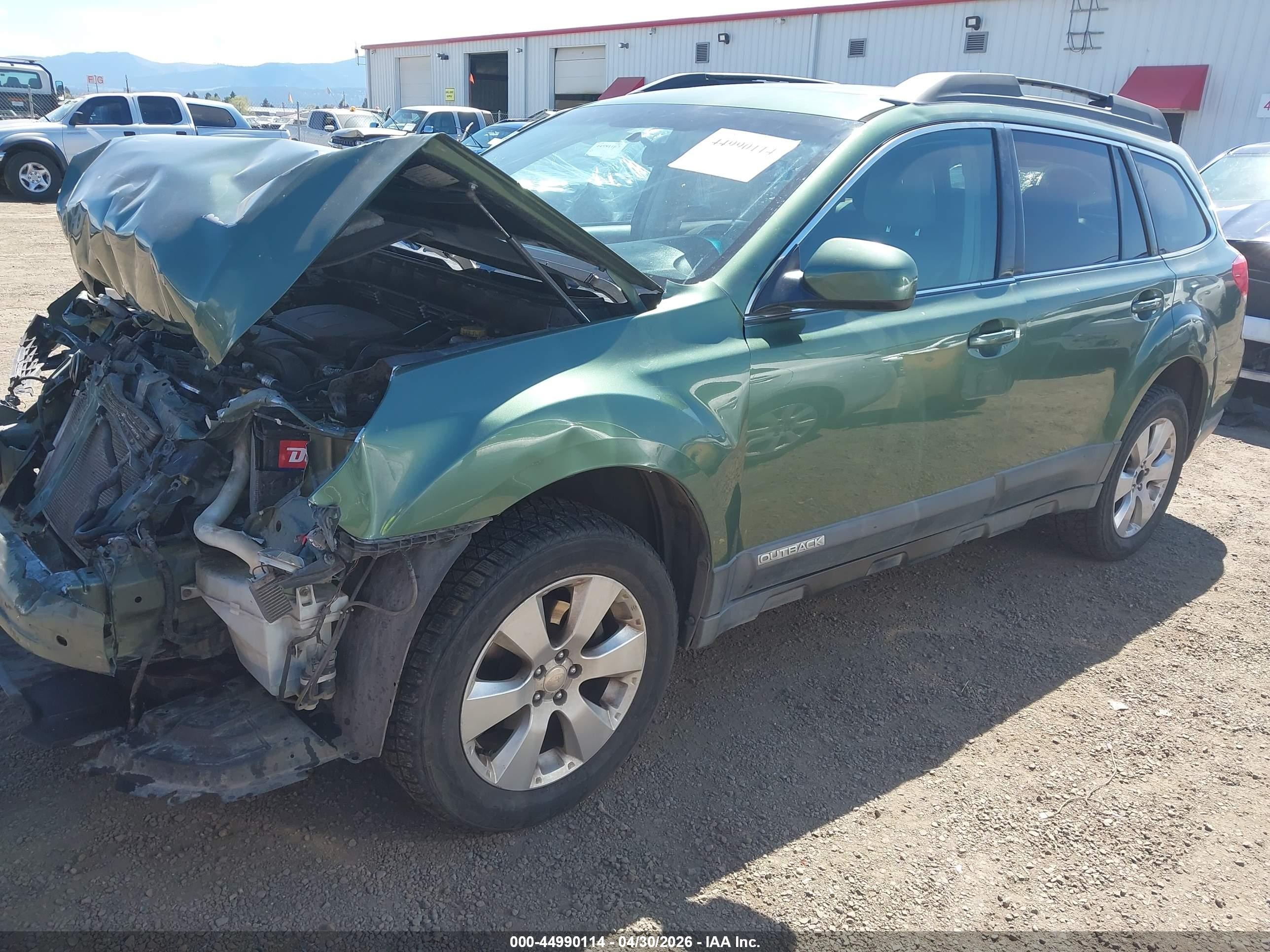 2010 Subaru Outback 2.5i Limited Green vin: 4S4BRBKC3A3364393