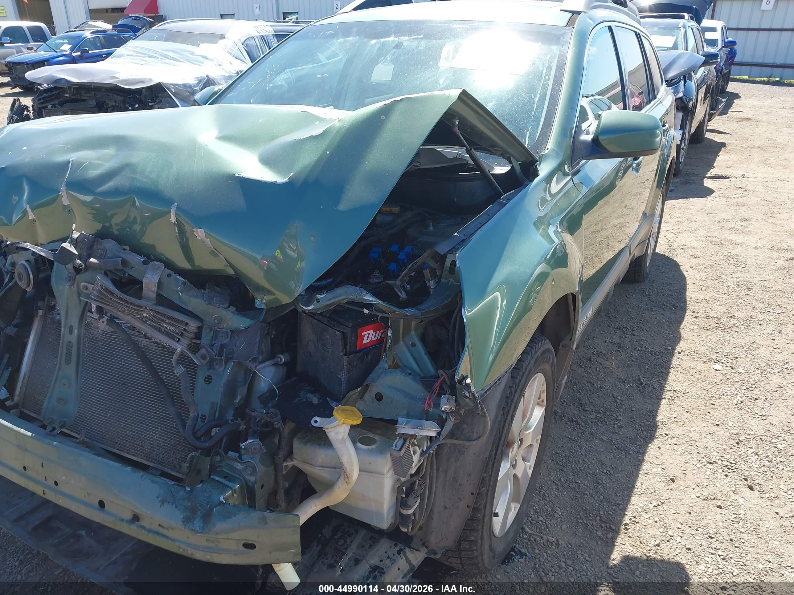 2010 Subaru Outback 2.5i Limited Green vin: 4S4BRBKC3A3364393