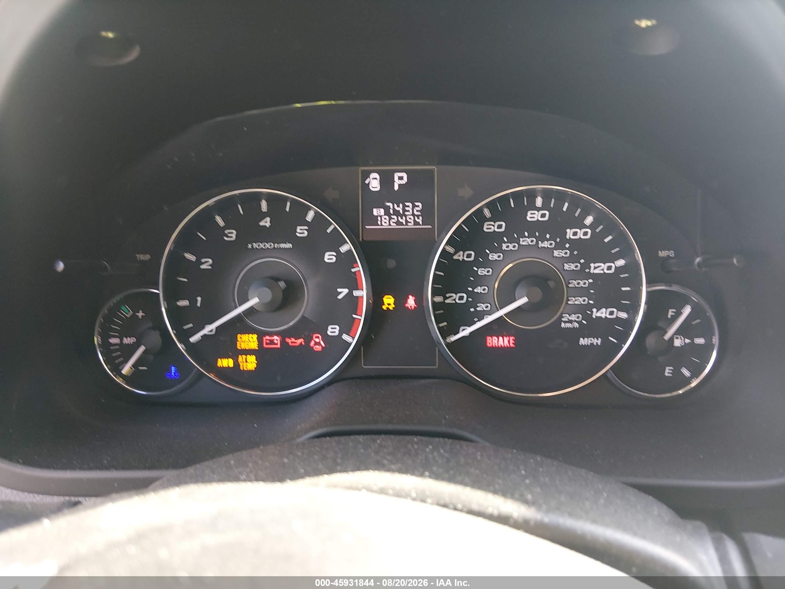 2011 Subaru Outback 2.5i Limited Dark Blue vin: 4S4BRBKC3B3356585