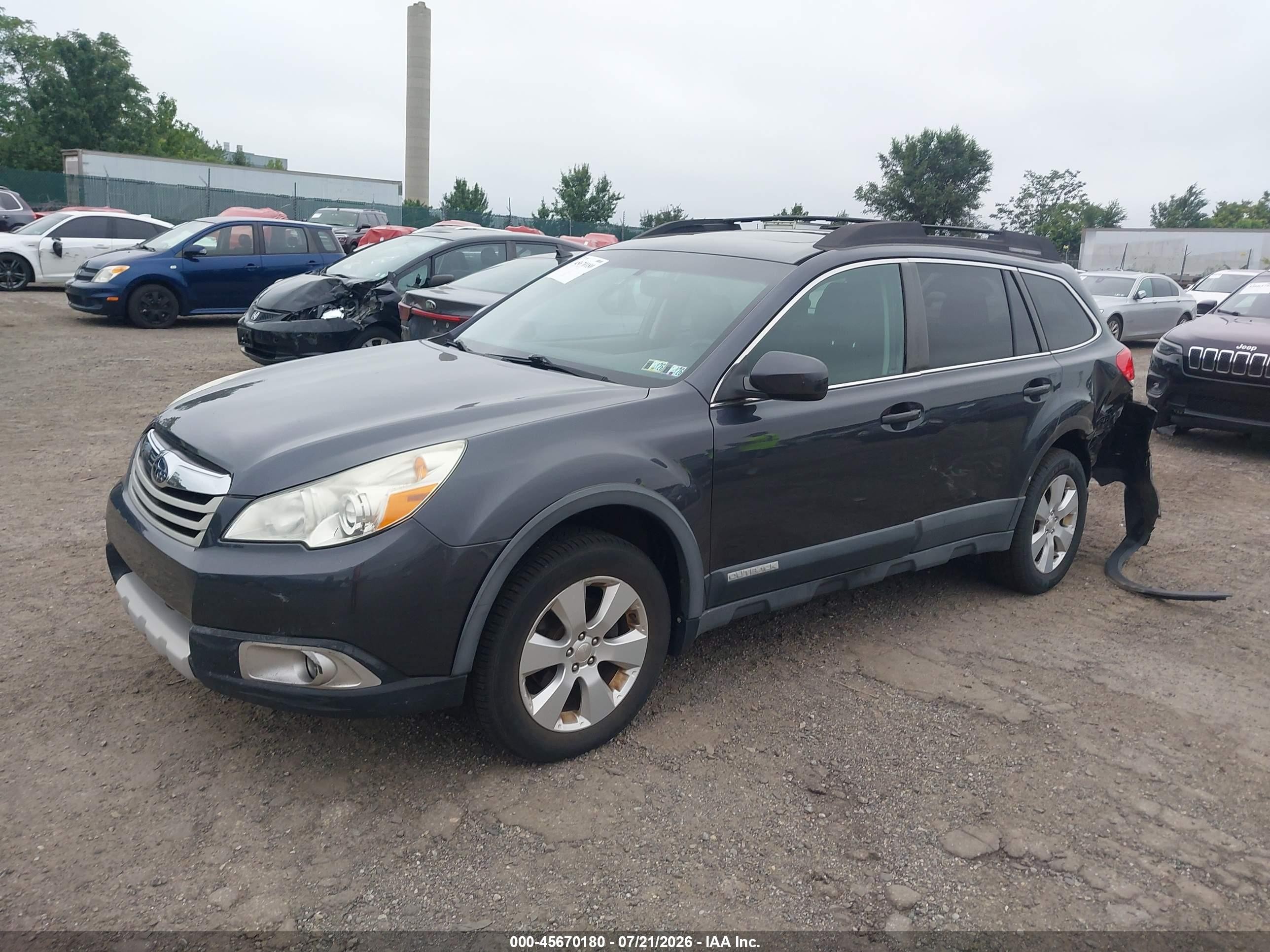 2011 Subaru Outback 2.5i Limited Gray vin: 4S4BRBKC3B3358384