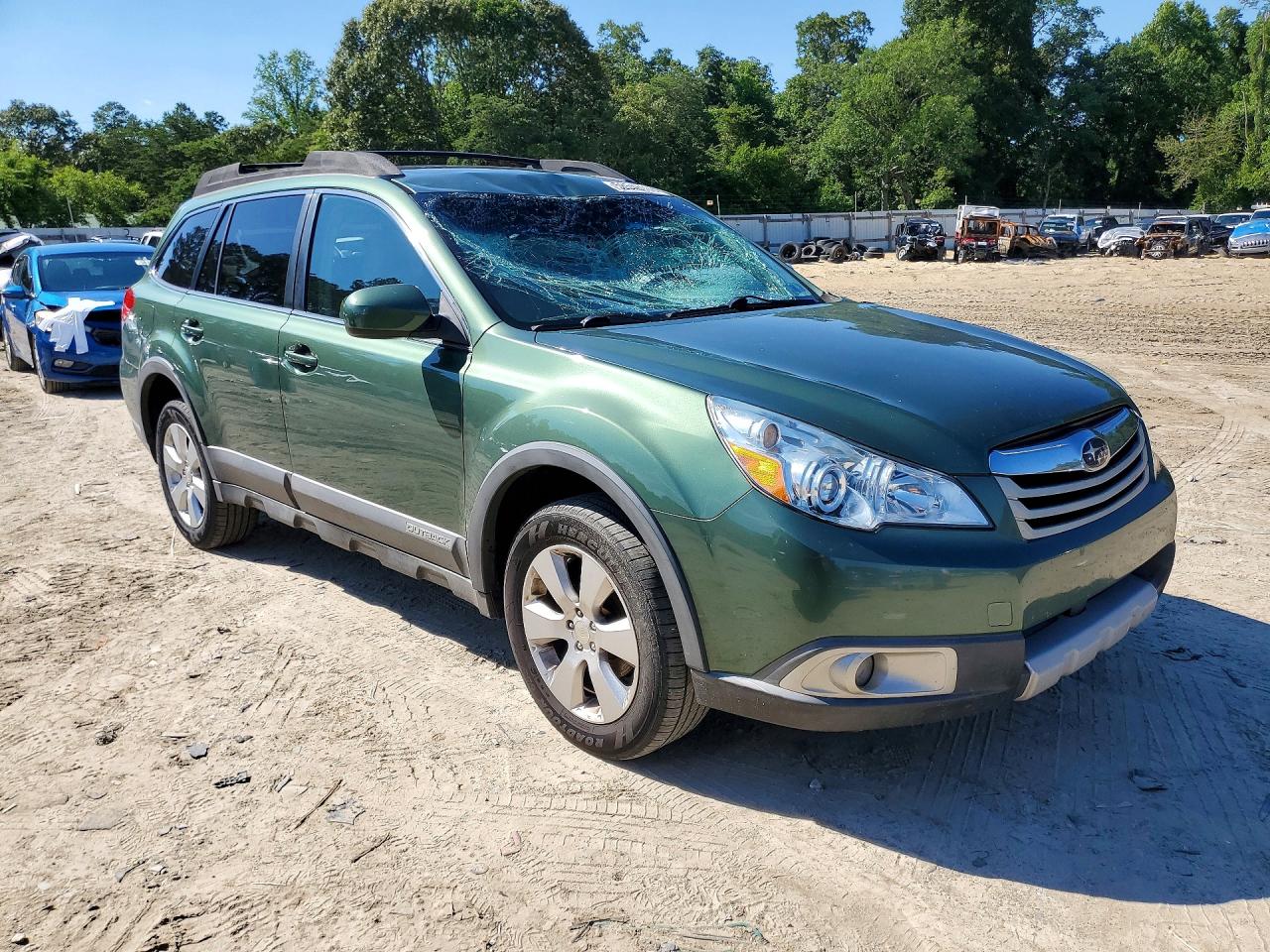 2011 Subaru Outback 2.5i Limited Green vin: 4S4BRBKC3B3411116