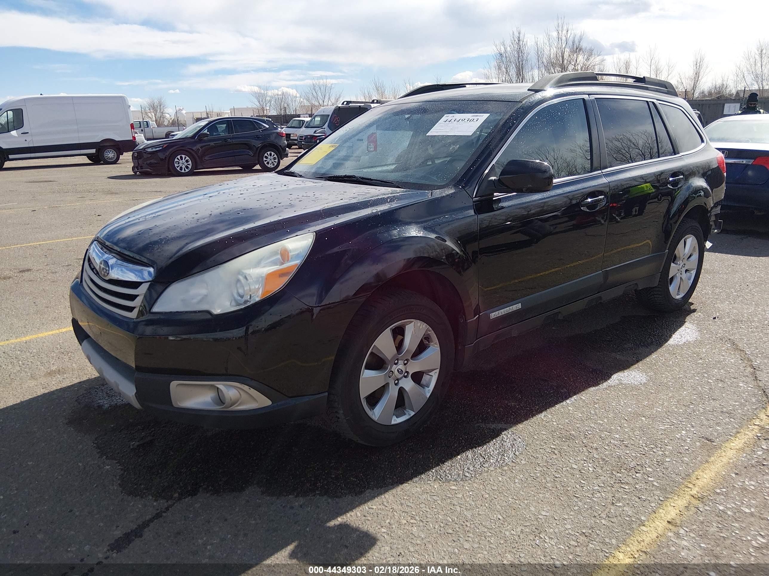 2012 Subaru Outback 2.5i Limited Black vin: 4S4BRBKC3C3240885