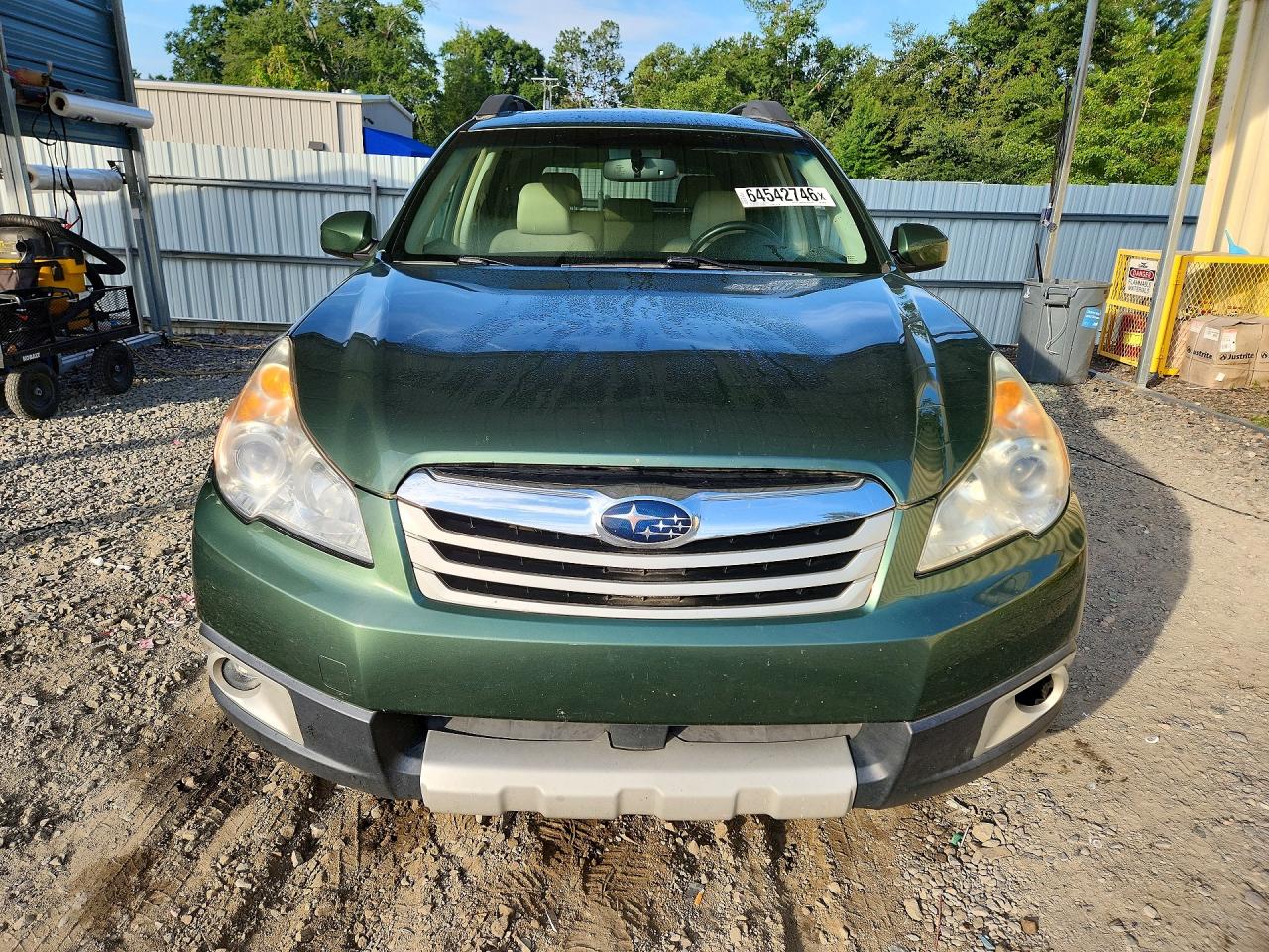 2012 Subaru Outback 2.5i Limited Зеленый vin: 4S4BRBKC3C3298236