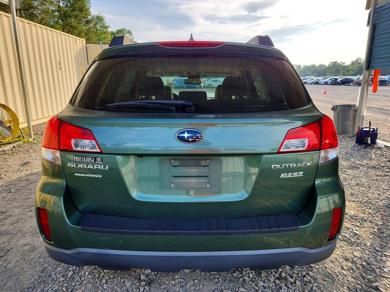 2012 Subaru Outback 2.5i Limited Зеленый vin: 4S4BRBKC3C3298236