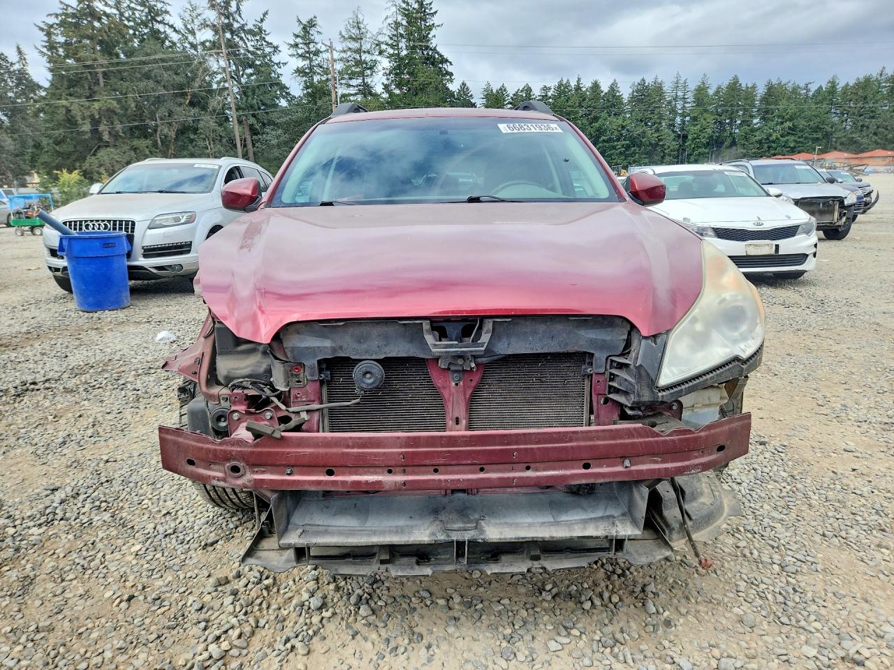 2012 Subaru Outback 2.5i Limited Maroon vin: 4S4BRBKC3C3300177