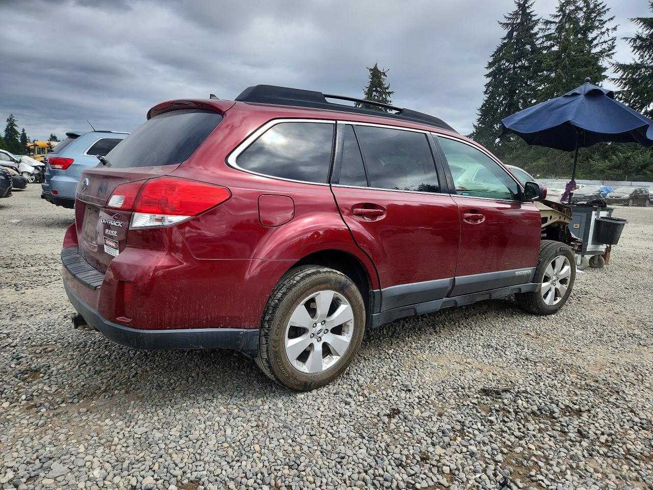 2012 Subaru Outback 2.5i Limited Maroon vin: 4S4BRBKC3C3300177
