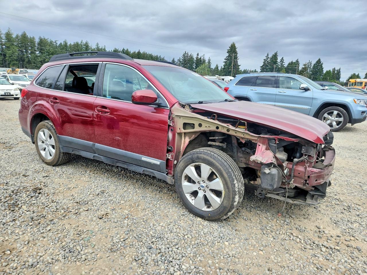 2012 Subaru Outback 2.5i Limited Maroon vin: 4S4BRBKC3C3300177