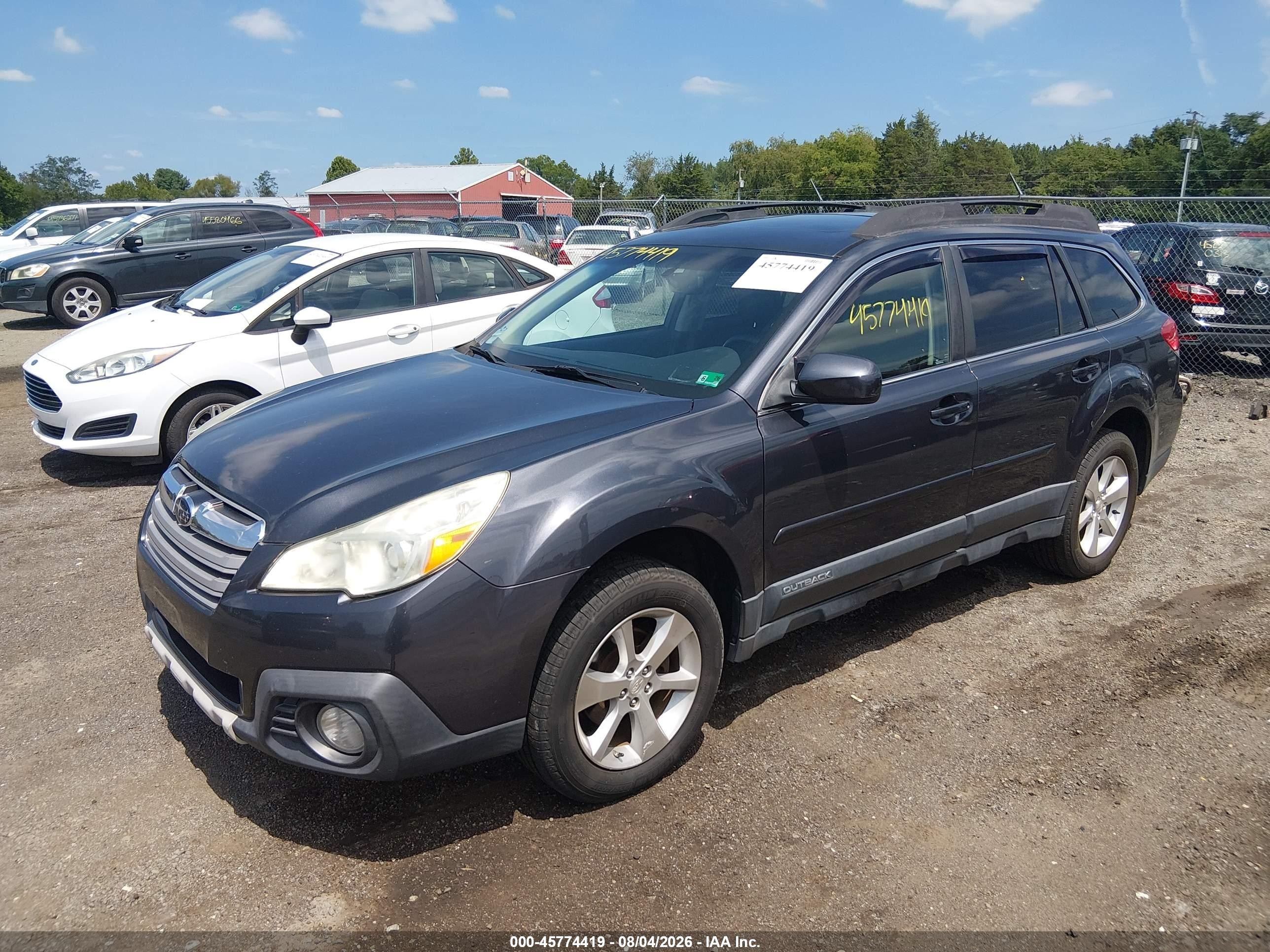 2013 Subaru Outback 2.5i Limited Gray vin: 4S4BRBKC3D3226261
