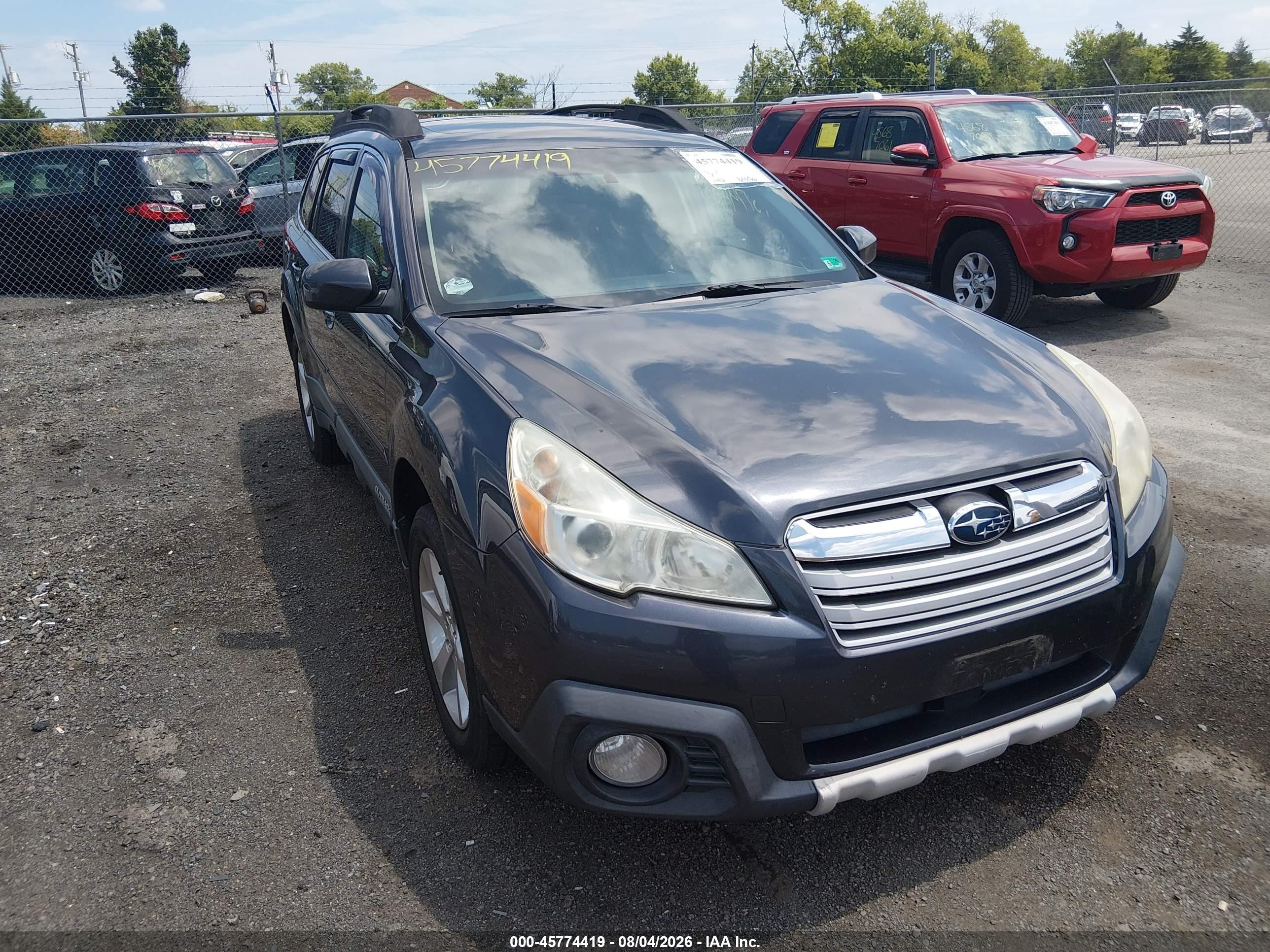 2013 Subaru Outback 2.5i Limited Gray vin: 4S4BRBKC3D3226261