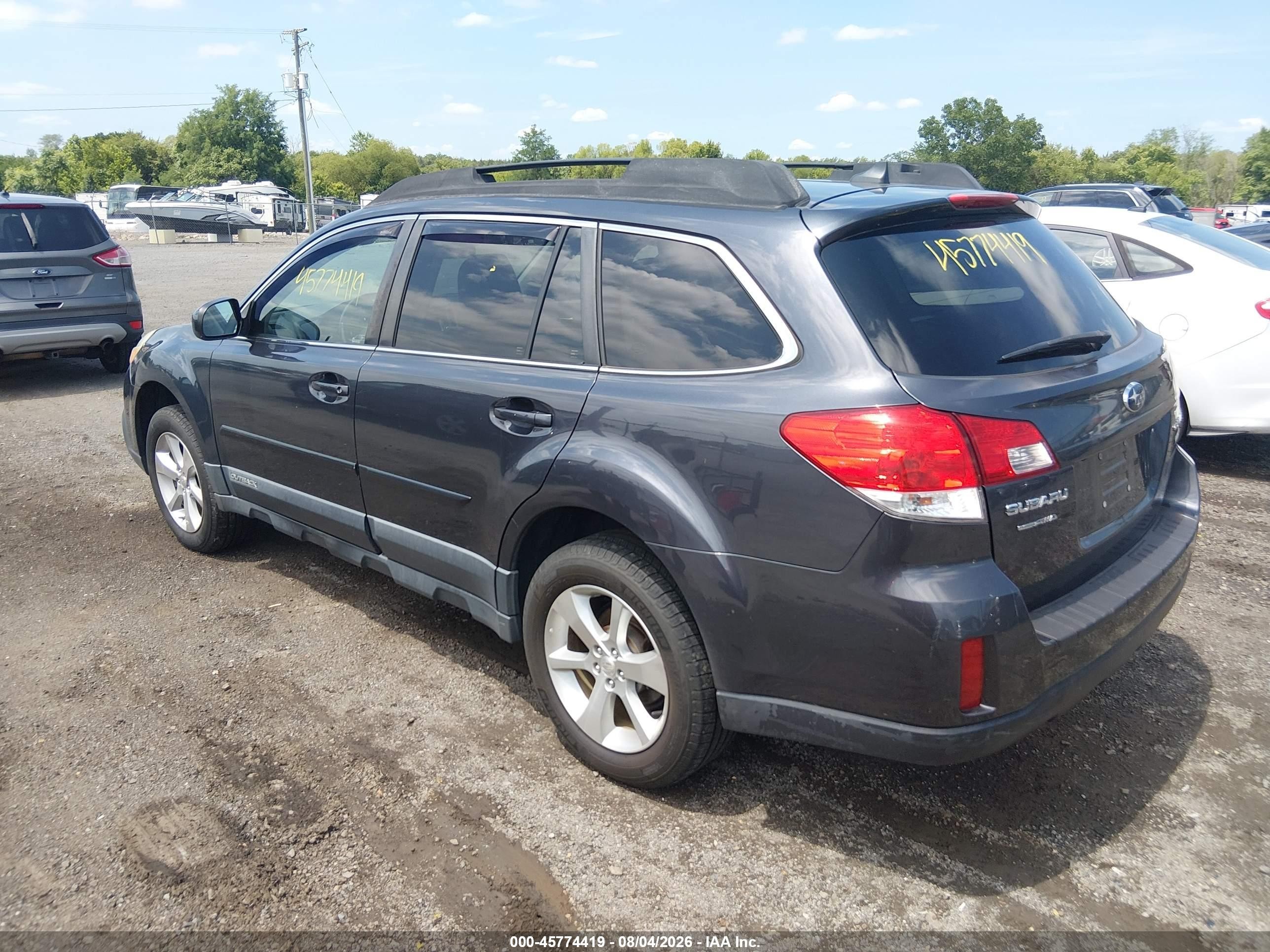 2013 Subaru Outback 2.5i Limited Gray vin: 4S4BRBKC3D3226261