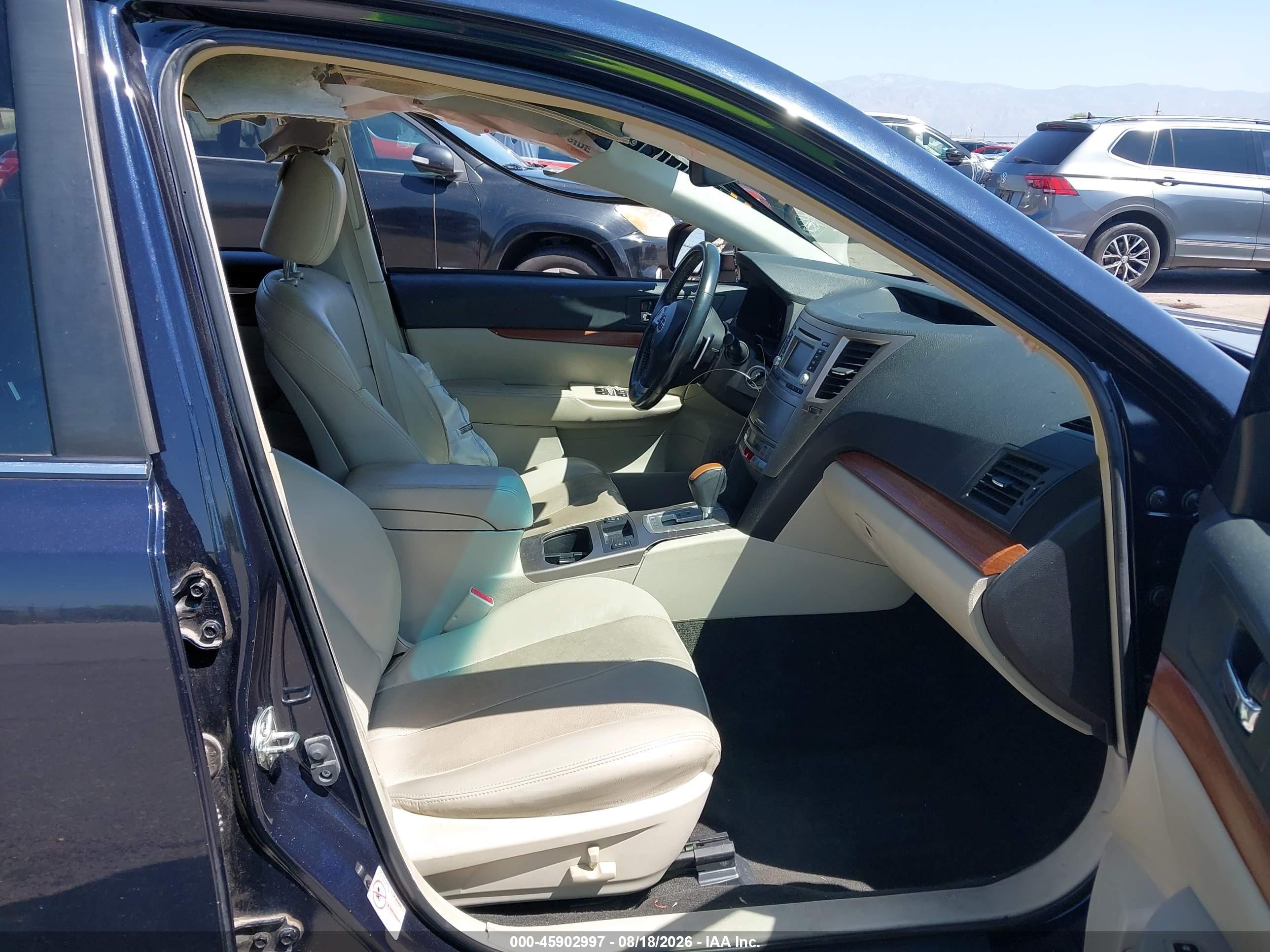 2013 Subaru Outback 2.5i Limited Blue vin: 4S4BRBKC3D3257333
