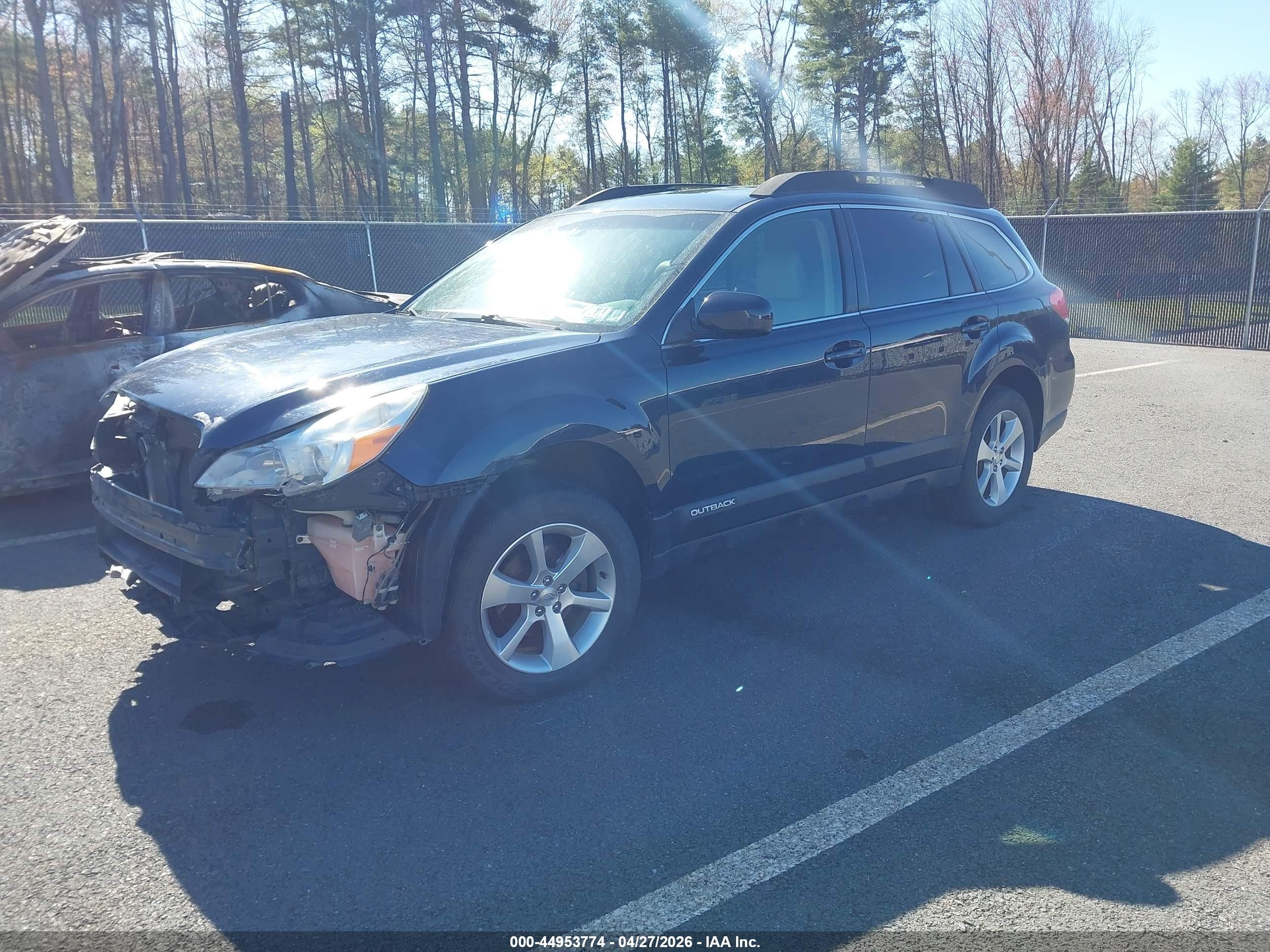 2013 Subaru Outback 2.5i Limited Dark Blue vin: 4S4BRBKC3D3289697
