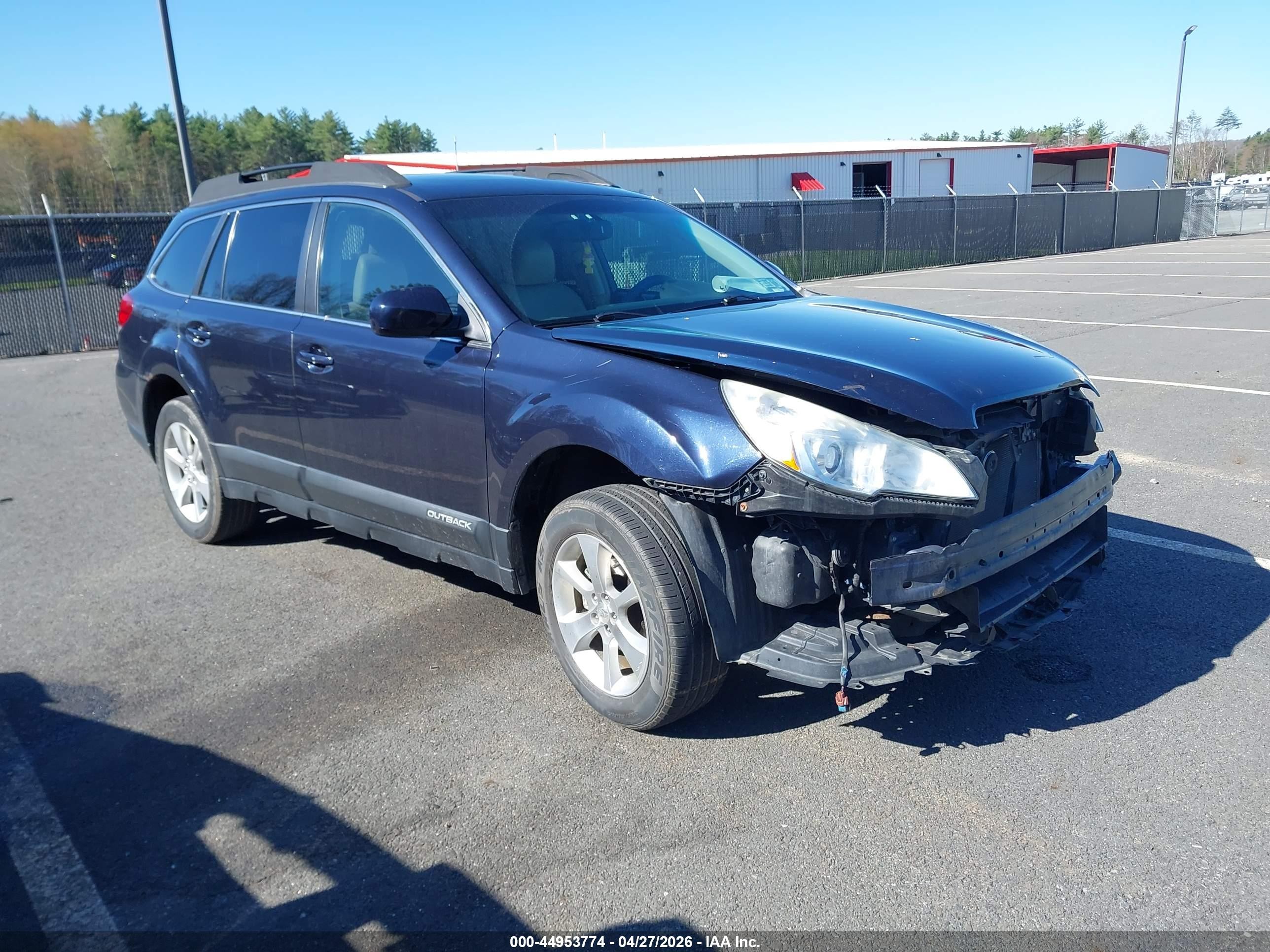 2013 Subaru Outback 2.5i Limited Dark Blue vin: 4S4BRBKC3D3289697