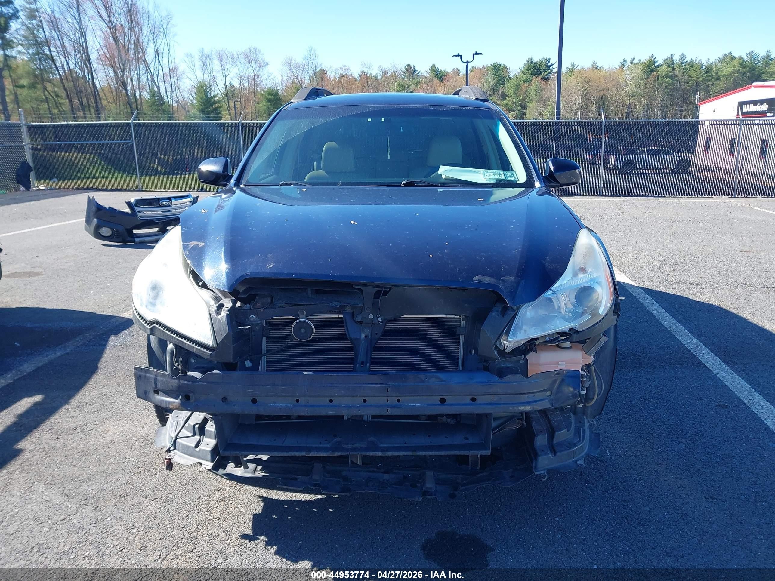 2013 Subaru Outback 2.5i Limited Dark Blue vin: 4S4BRBKC3D3289697