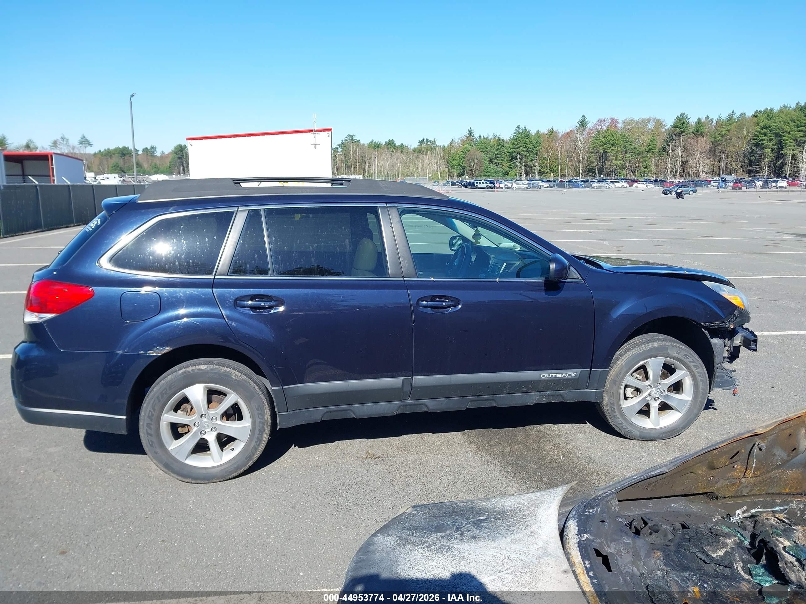 2013 Subaru Outback 2.5i Limited Dark Blue vin: 4S4BRBKC3D3289697