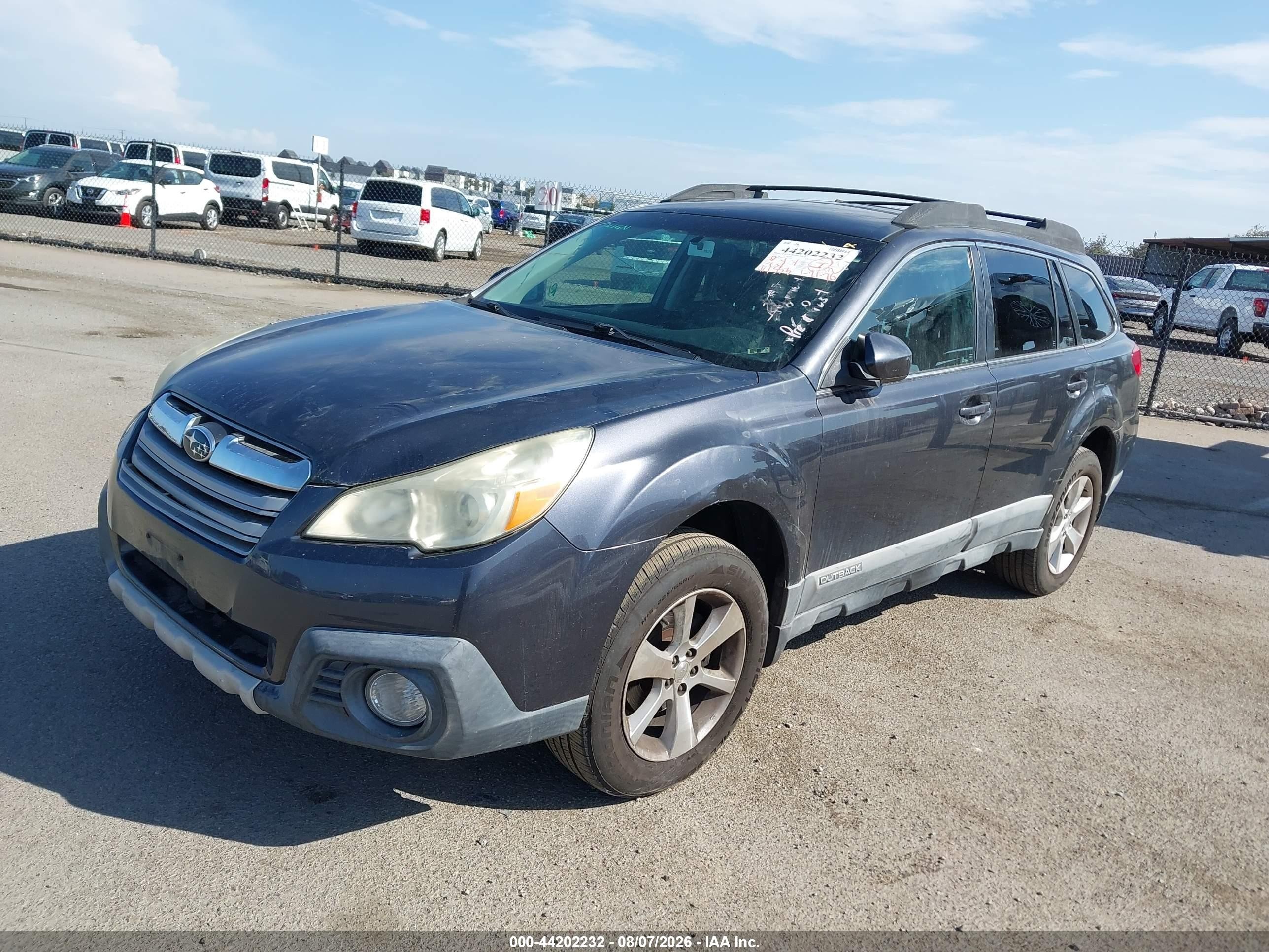 2013 Subaru Outback 2.5i Limited Gray vin: 4S4BRBKC3D3291062