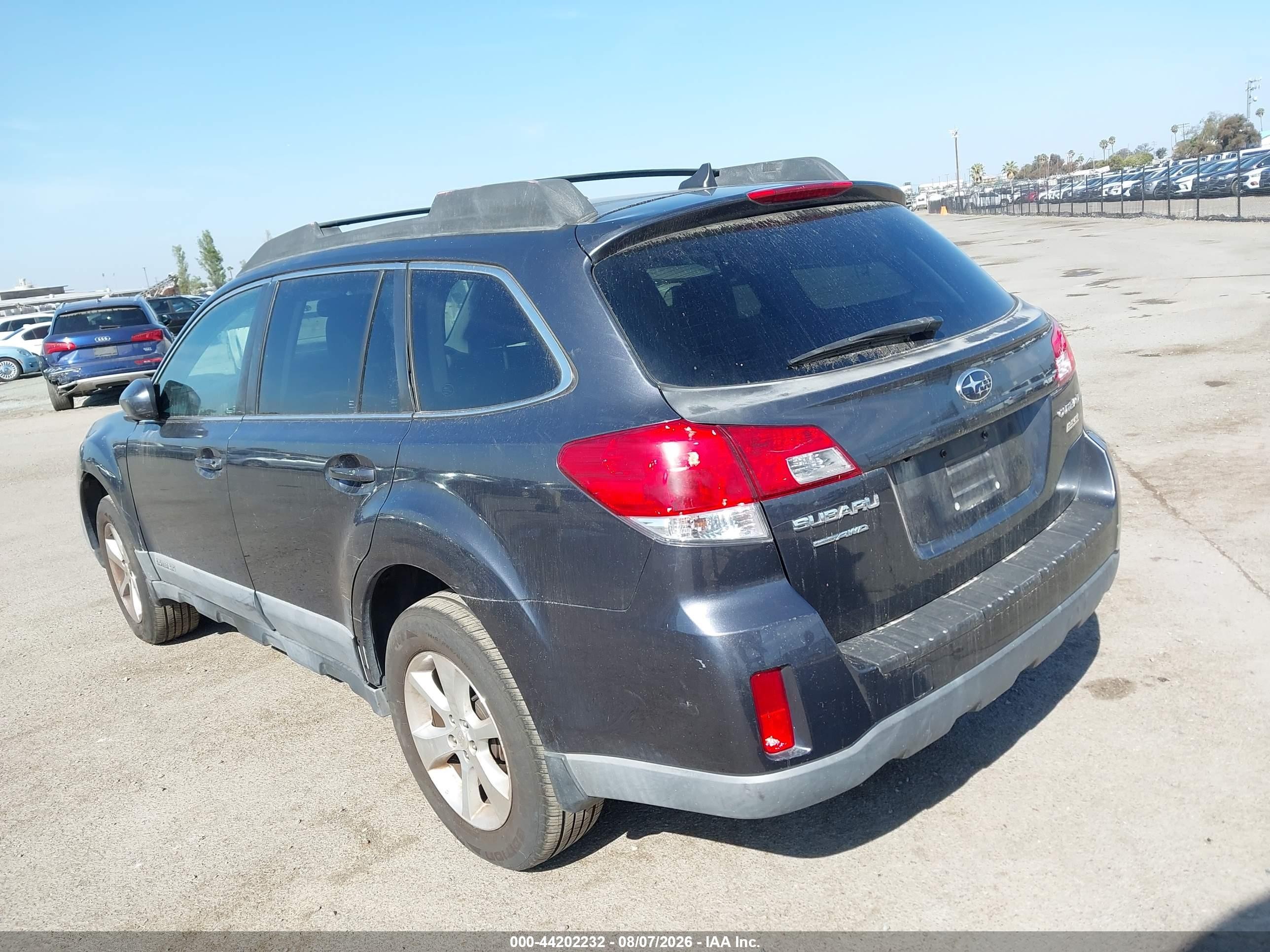 2013 Subaru Outback 2.5i Limited Gray vin: 4S4BRBKC3D3291062