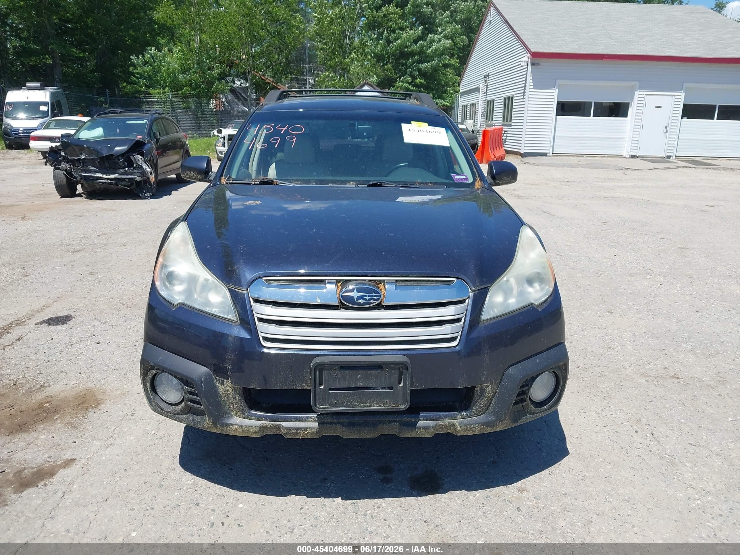 2013 Subaru Outback 2.5i Limited Blue vin: 4S4BRBKC3D3305963