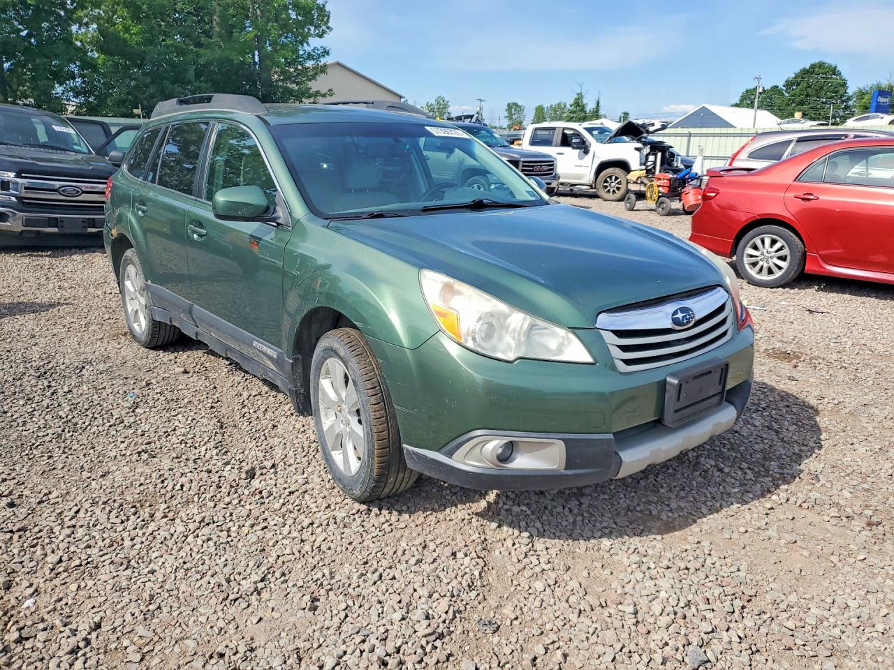 2011 Subaru Outback 2.5i Limited Зеленый vin: 4S4BRBKC4B3382953
