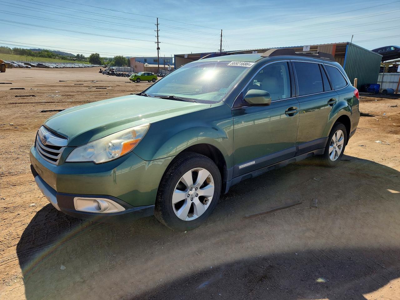 2011 Subaru Outback 2.5i Limited Green vin: 4S4BRBKC4B3418947