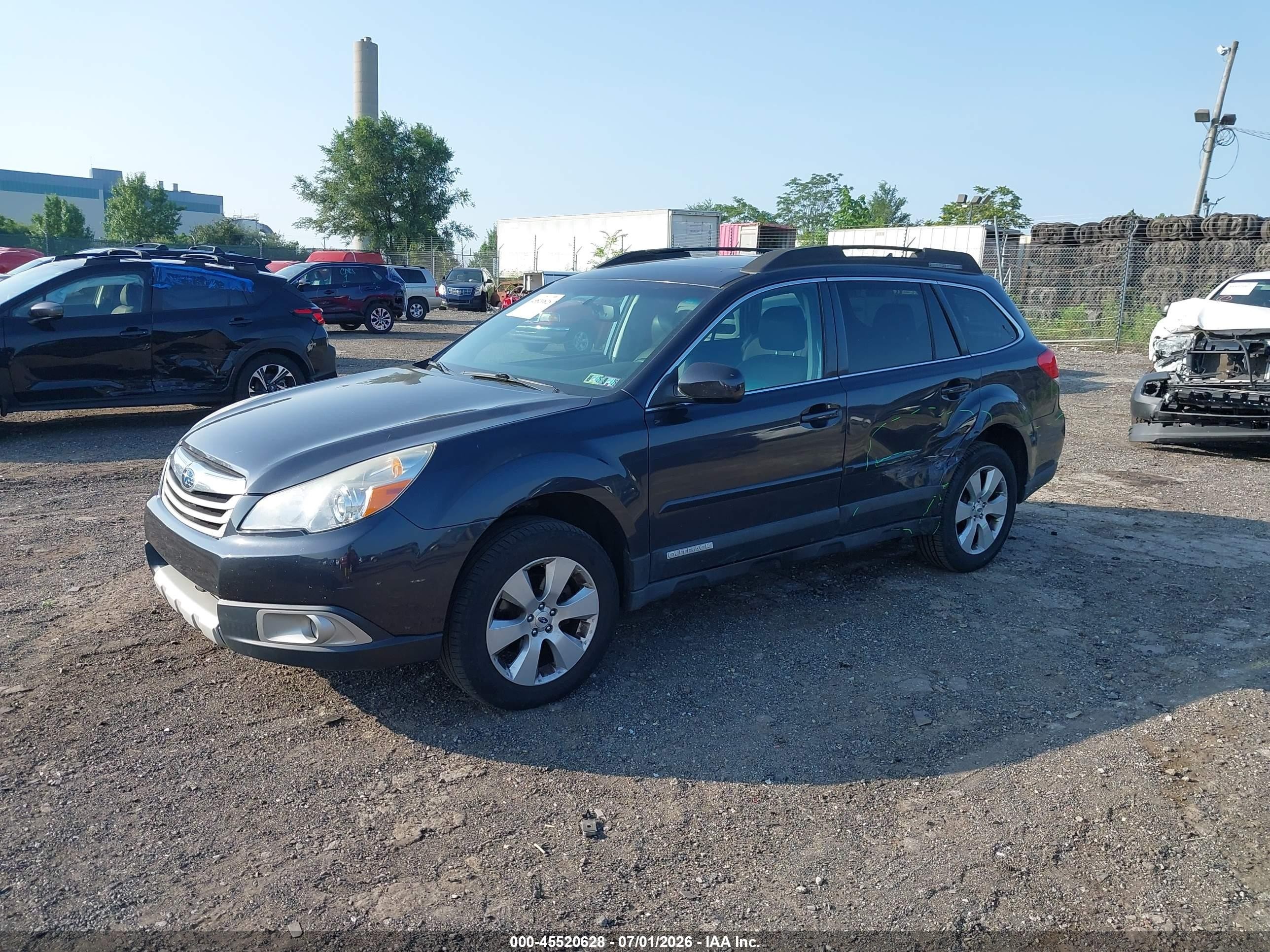 2011 Subaru Outback 2.5i Limited Gray vin: 4S4BRBKC4B3438308