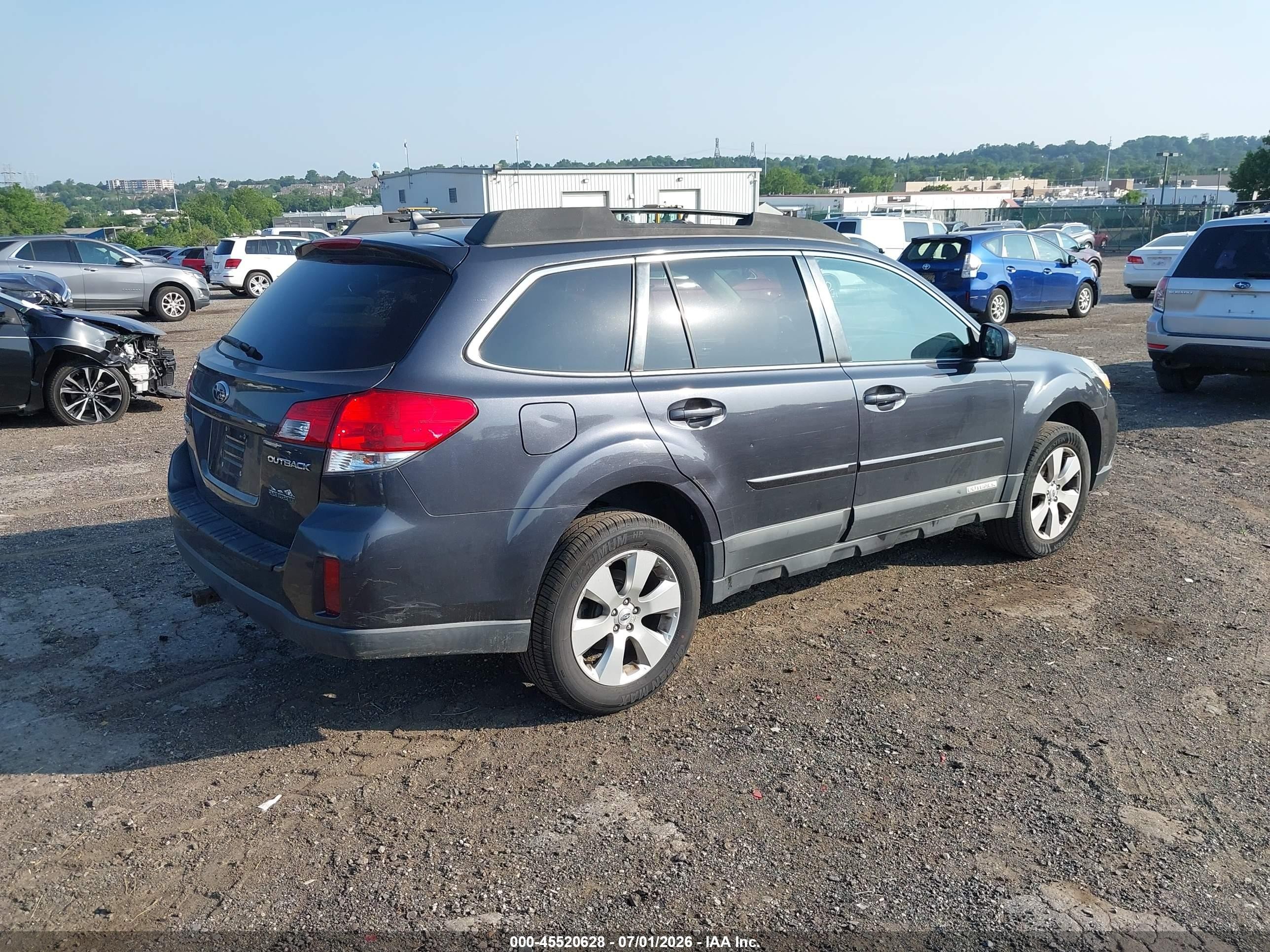 2011 Subaru Outback 2.5i Limited Gray vin: 4S4BRBKC4B3438308