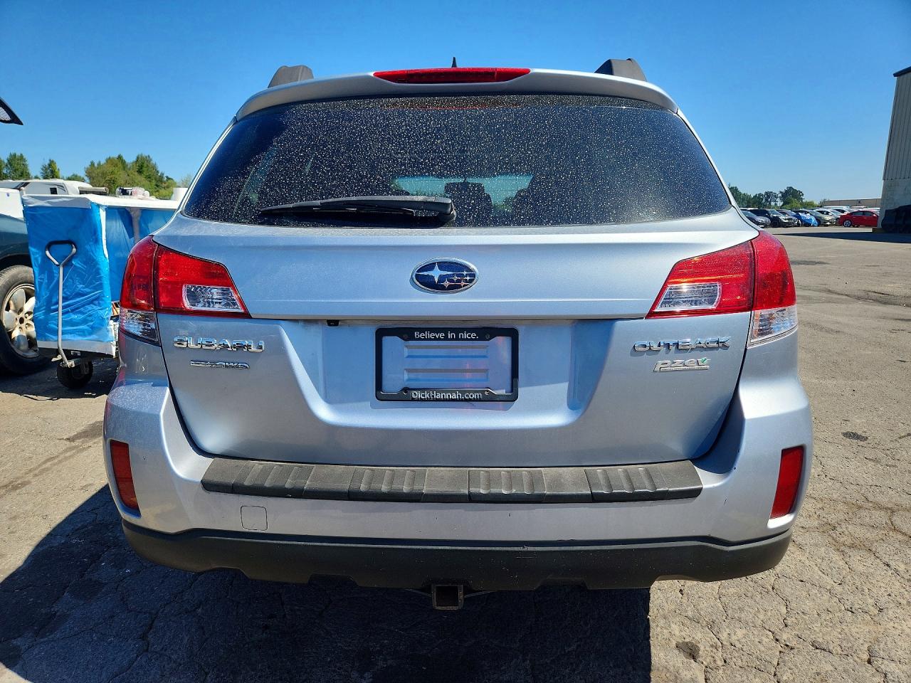 2012 Subaru Outback 2.5i Limited Silver vin: 4S4BRBKC4C3200122
