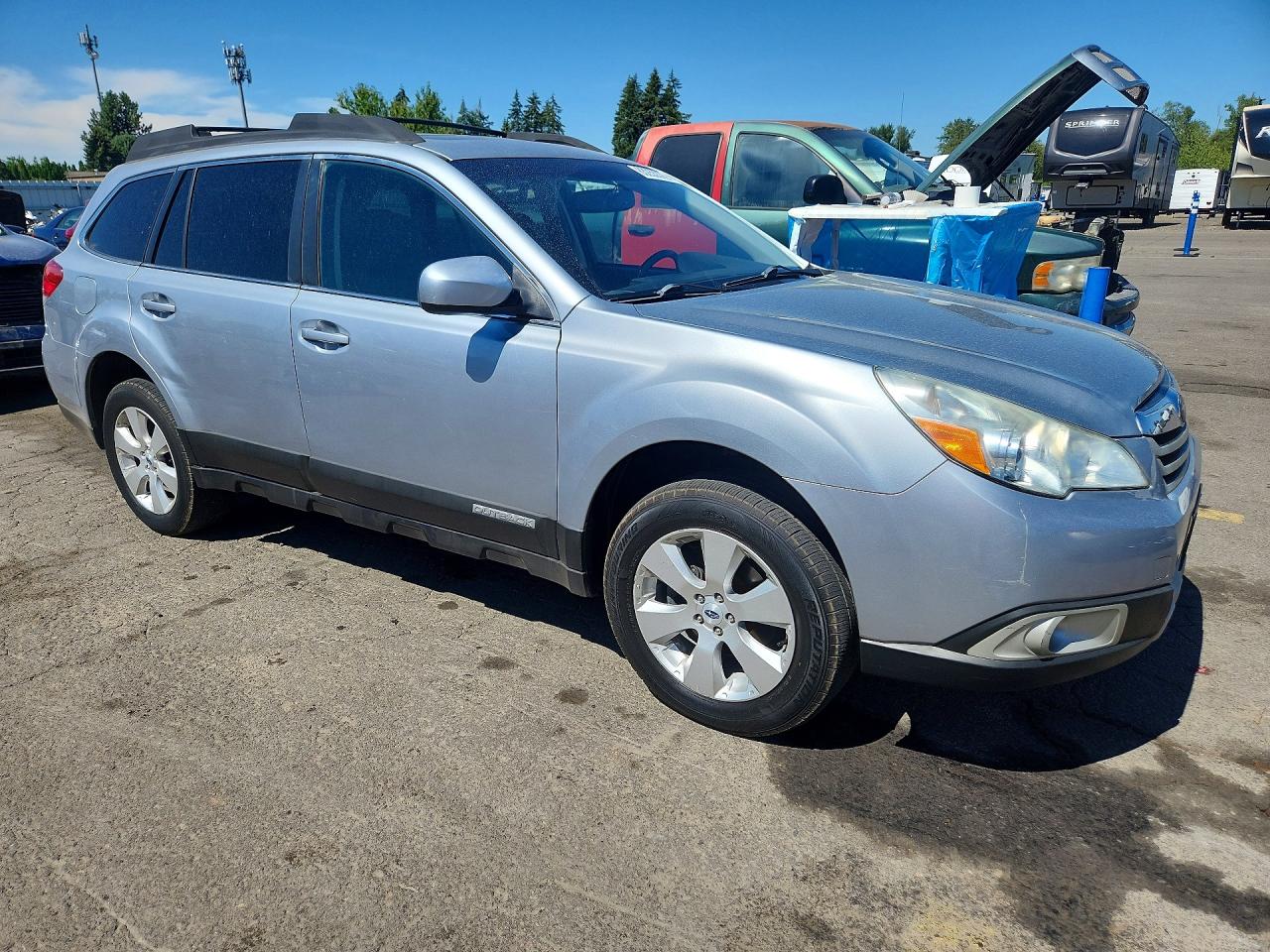 2012 Subaru Outback 2.5i Limited Silver vin: 4S4BRBKC4C3200122