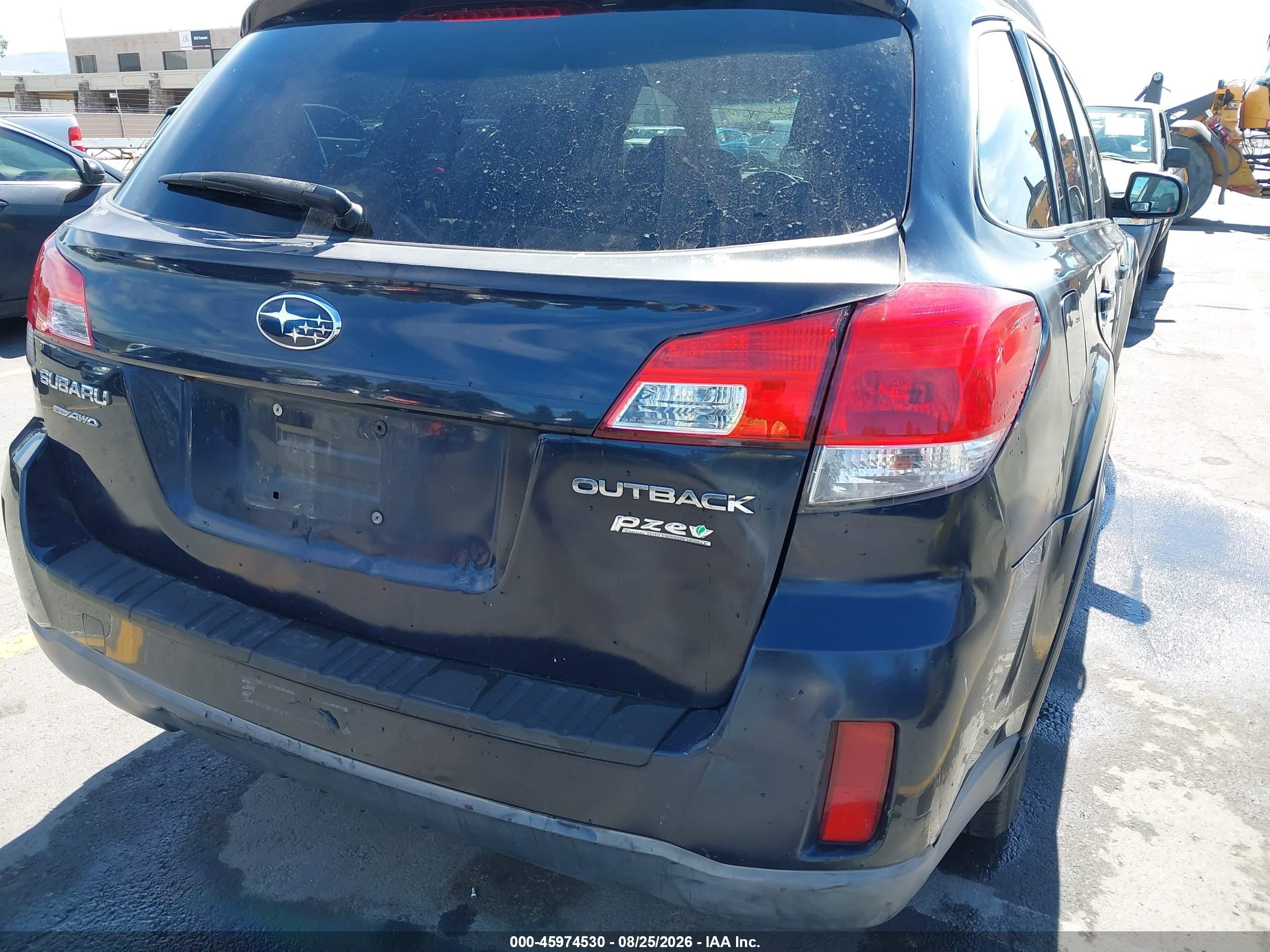 2012 Subaru Outback 2.5i Limited Blue vin: 4S4BRBKC4C3253967