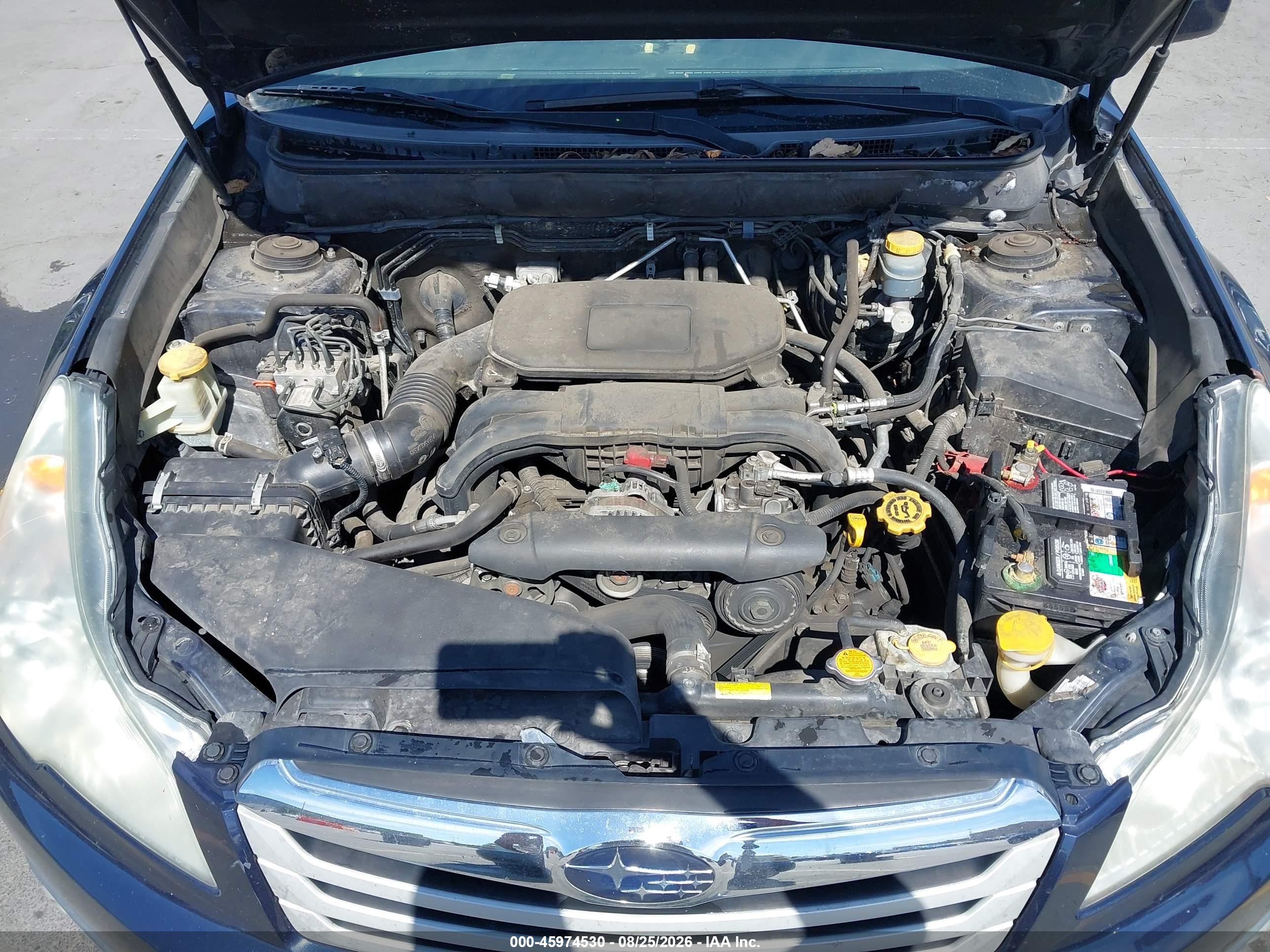 2012 Subaru Outback 2.5i Limited Blue vin: 4S4BRBKC4C3253967