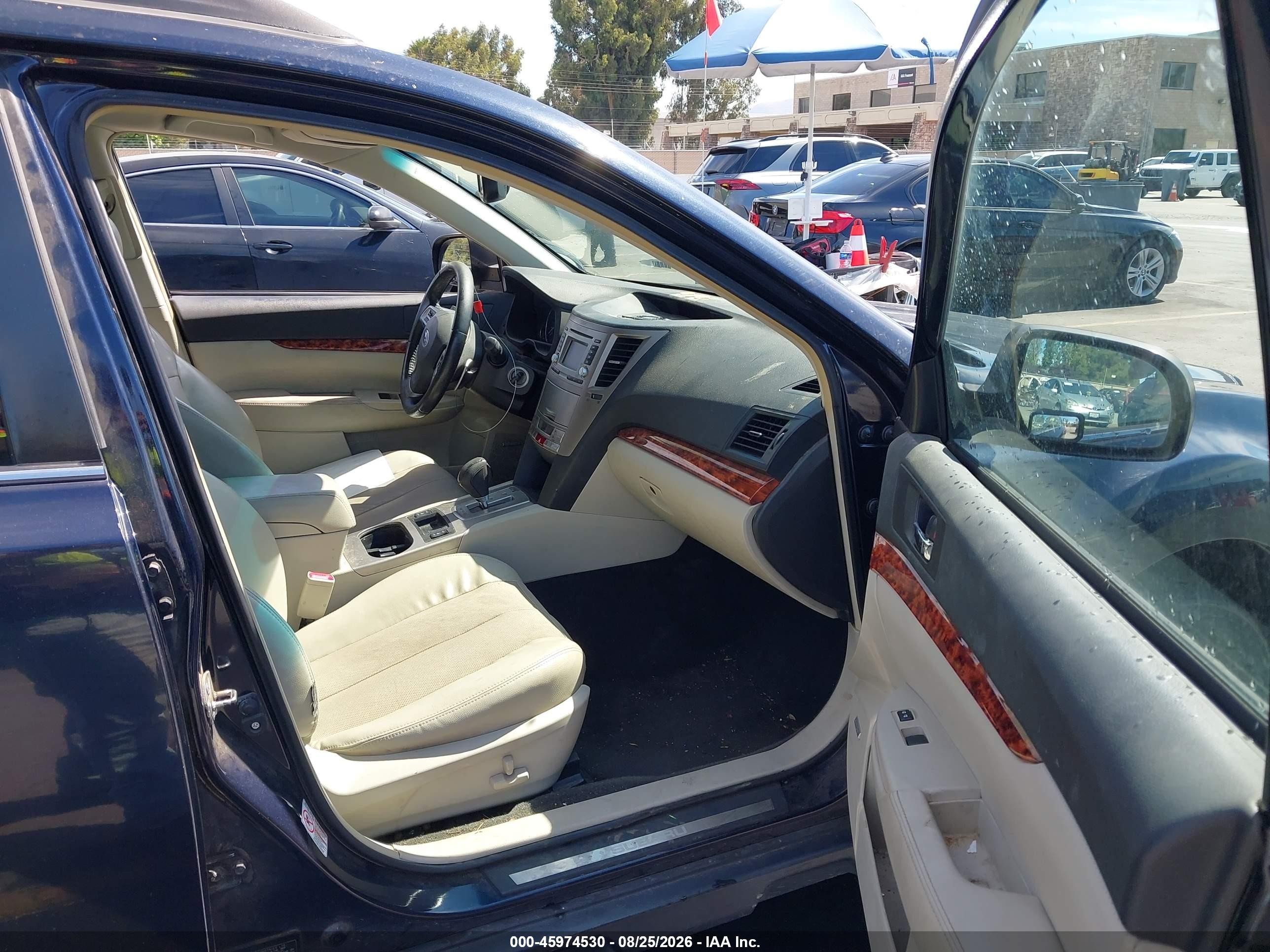 2012 Subaru Outback 2.5i Limited Blue vin: 4S4BRBKC4C3253967
