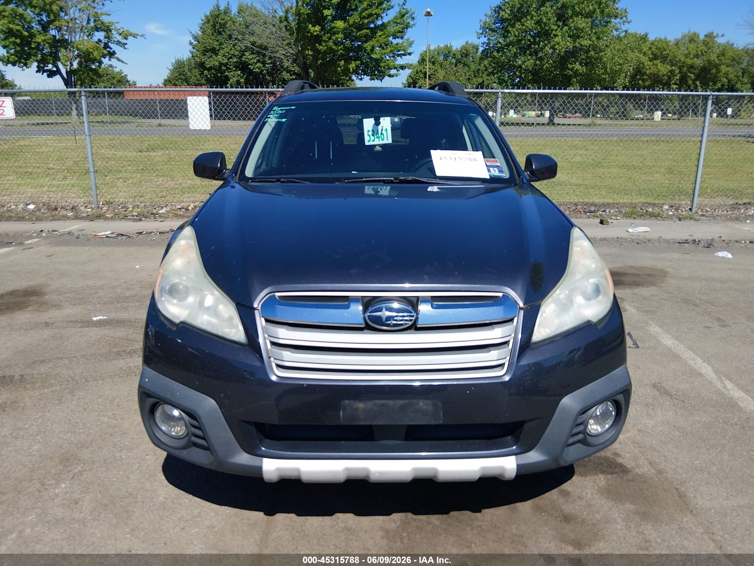 2013 Subaru Outback 2.5i Limited Gray vin: 4S4BRBKC4D3283259